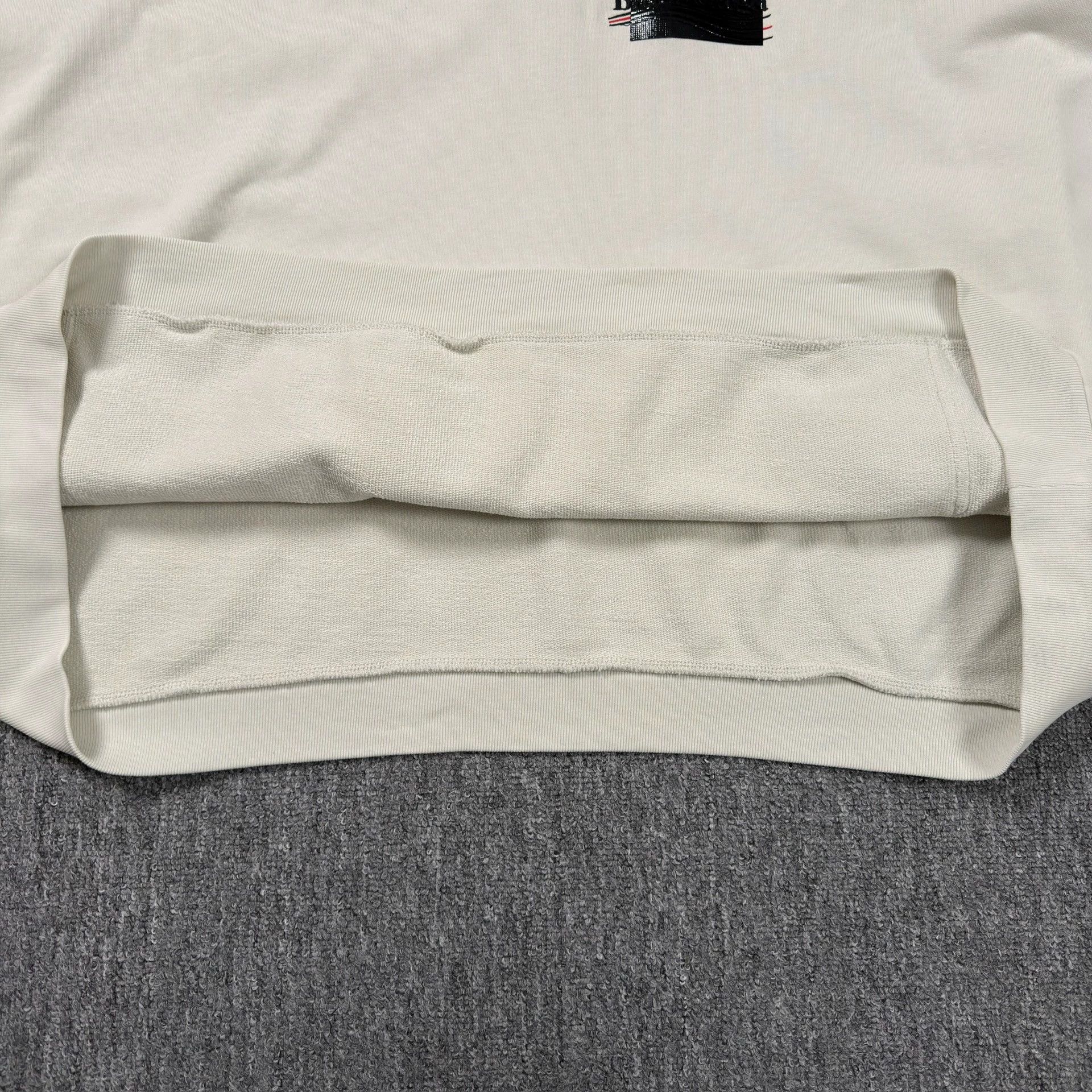 Balenciaga Balenciaga White Hooded Sweatshirt with Cola Cover Size M / US 6-8 / IT 42-44 - 5 Thumbnail