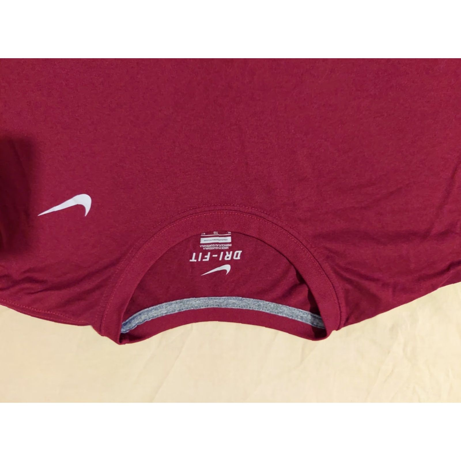 Nike Nike Dri-Fit Shirt XL Long Sleeve Burgundy Red Athletic Workout Men’s Pullover Crew Neck Size US XL / EU 56 / 4 - 2 Thumbnail