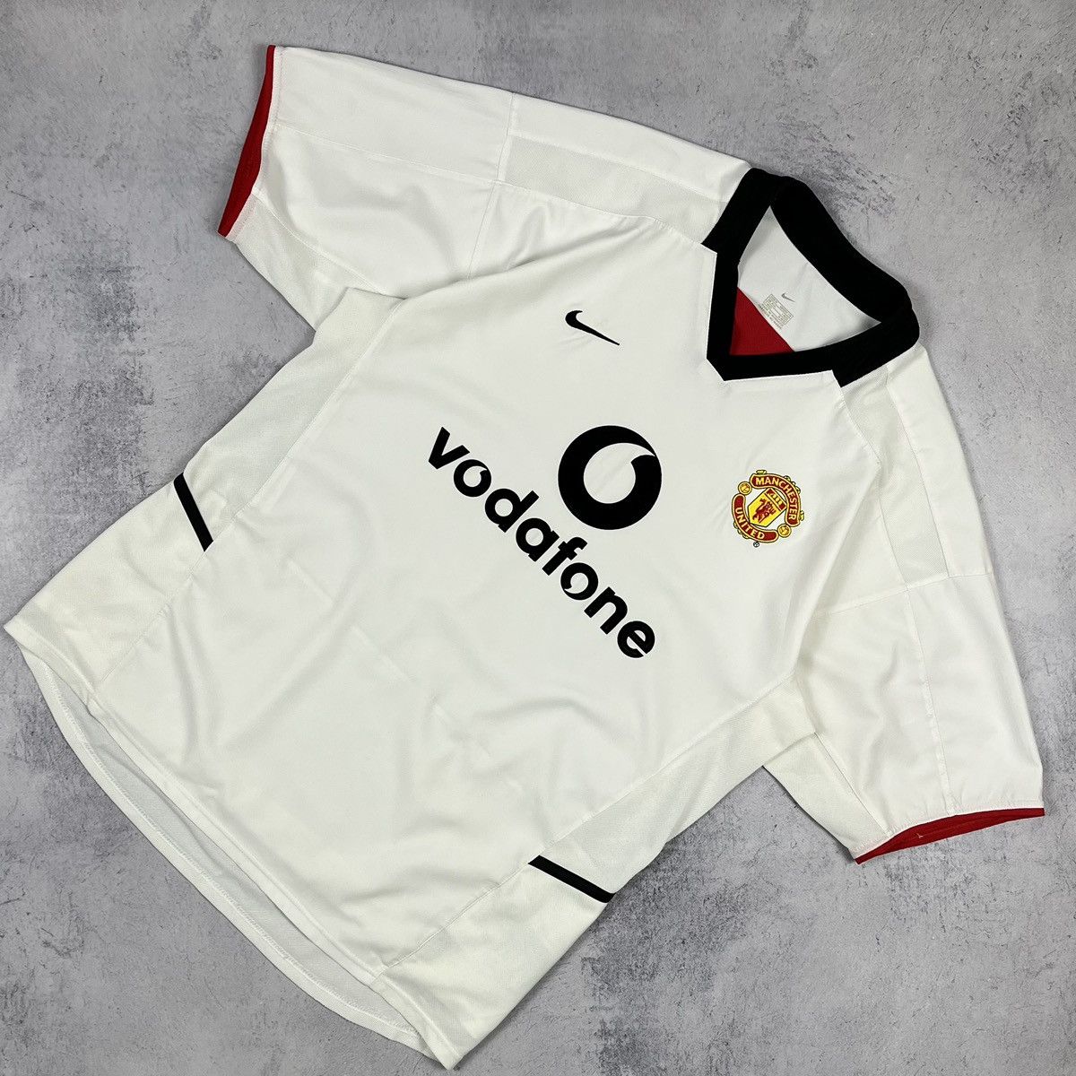 Nike Vintage Nike Manchester United away soccer jersey tee 2002 Size US M / EU 48-50 / 2 - 1 Thumbnail