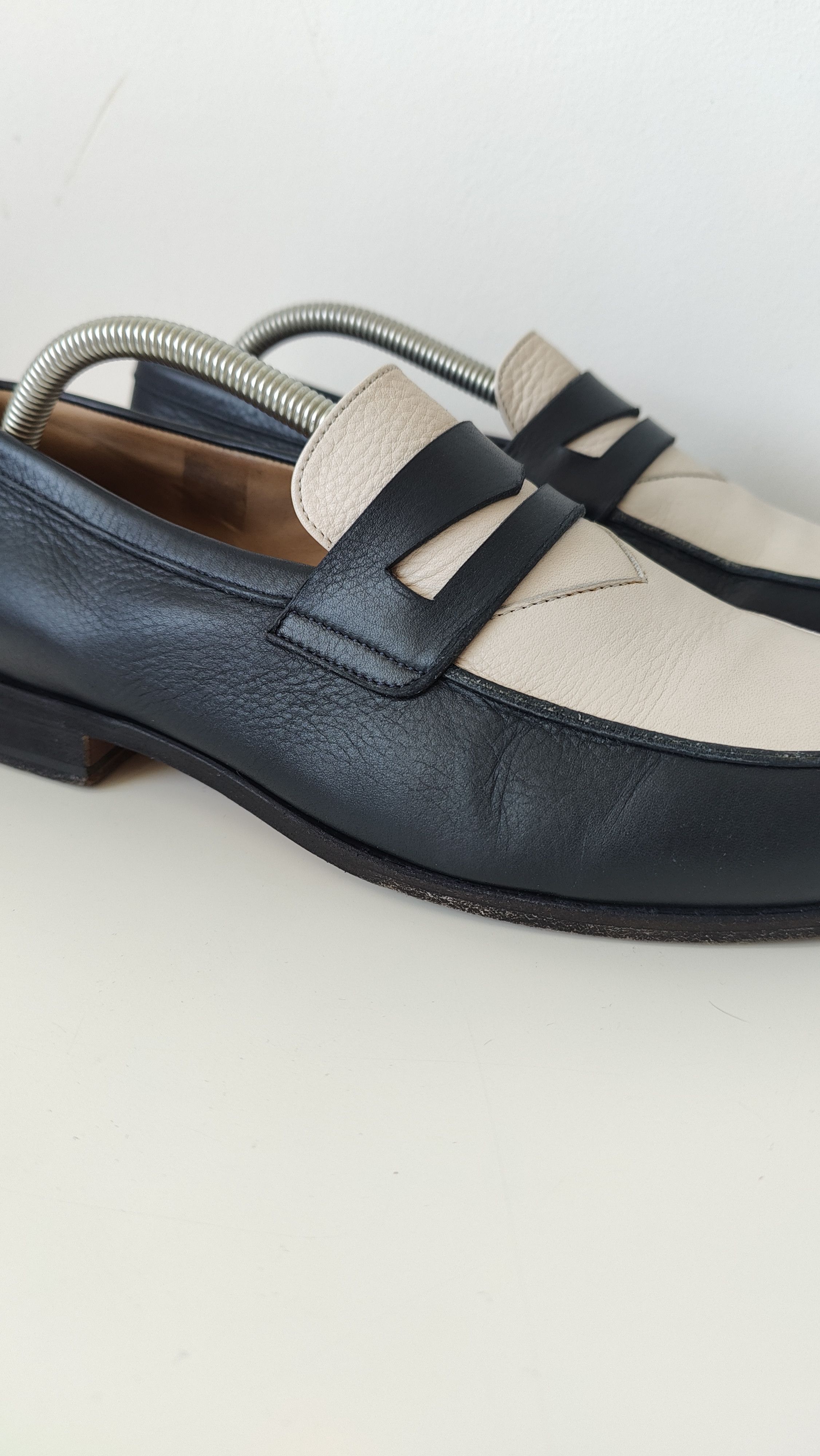 Maison Kitsune Maison Kitsune Luxury Leather Penny Loafers Size US 10 / EU 43 - 5 Thumbnail