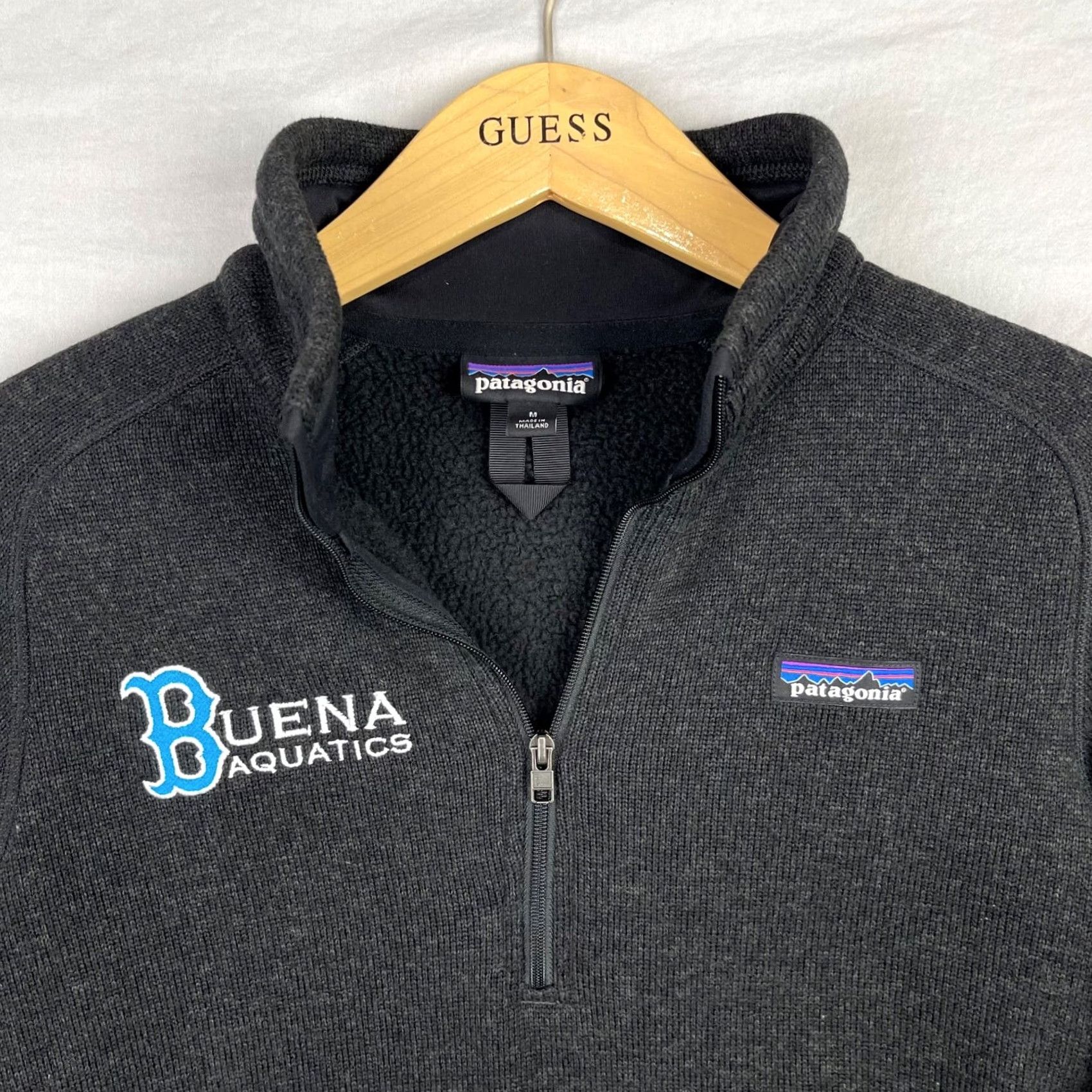 Patagonia Patagonia Better Sweater Women Medium Full Zip Fleece Outdoor Hiking Logo Embroidered Zipper Black Cotton? Size S / US 4 / IT 40 - 2 Thumbnail