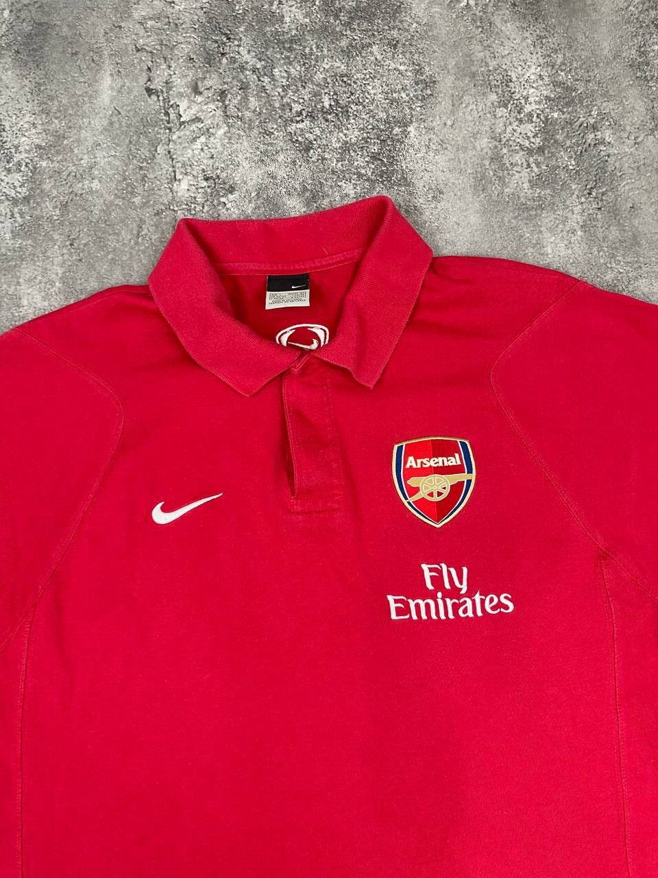 Nike Nike Arsenal FC Men Polo Shirt Fly Emirates 2010/11 Red Size US L / EU 52-54 / 3 - 2 Thumbnail