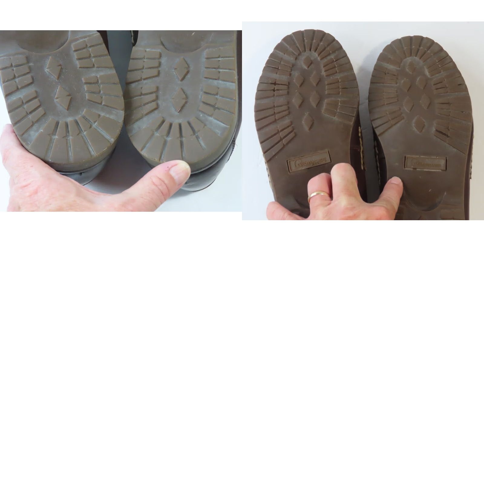 Vintage Ducks Unlimited Mens Dress Loafer Brown Leather 12M Lace Up Round Toe D3022-200 Shoes Mens Shoes Size US 12 / EU 45 - 8 Thumbnail