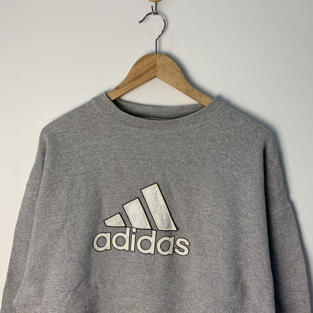 Adidas Rare Vintage 80s Adidas Sweatshirt Big Logo Large Size Size US M / EU 48-50 / 2 - 4 Thumbnail