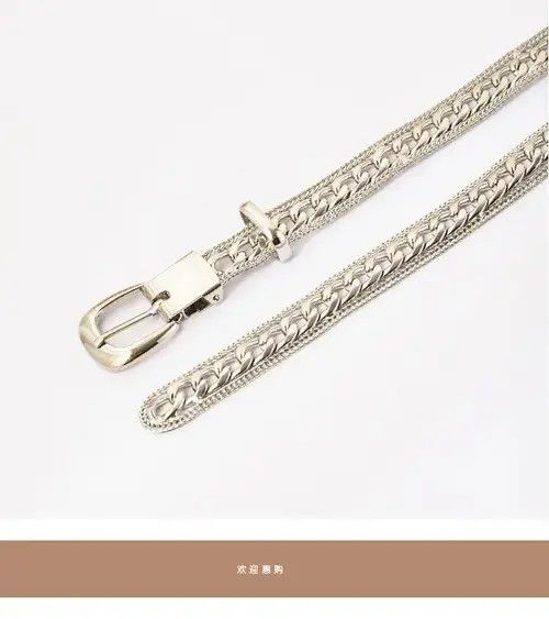 Other Vintage Y2k Metal Style Chain Belt Size ONE SIZE - 4 Thumbnail