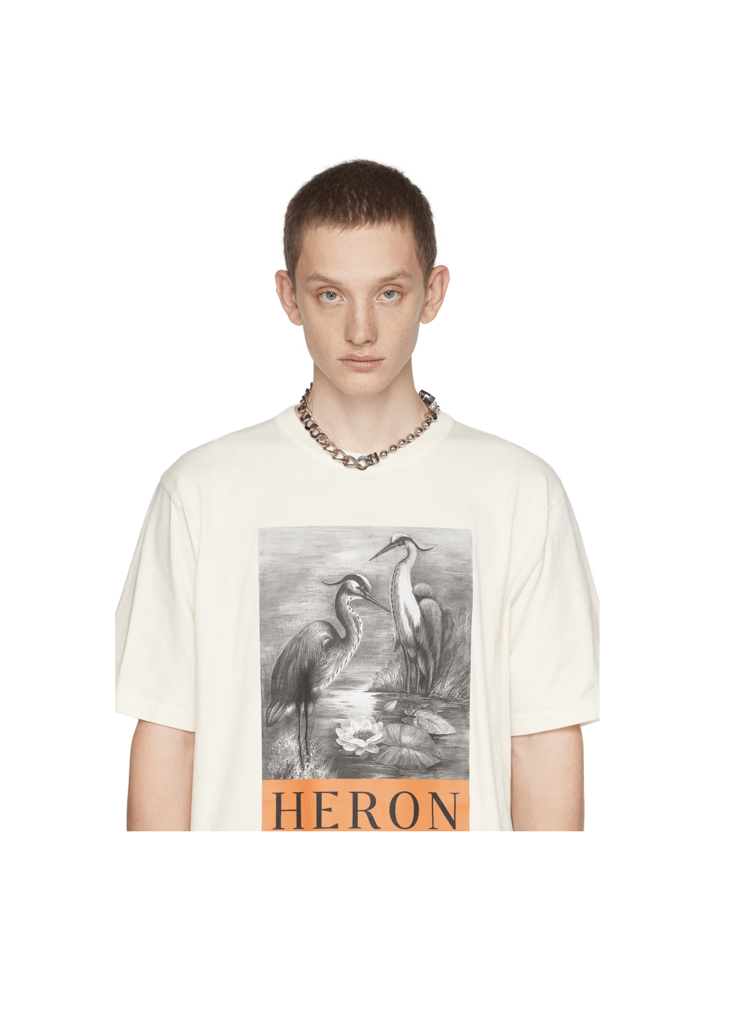 Heron Preston HERON PRESTON Silver Square Necklace Size 26 - 2 Thumbnail