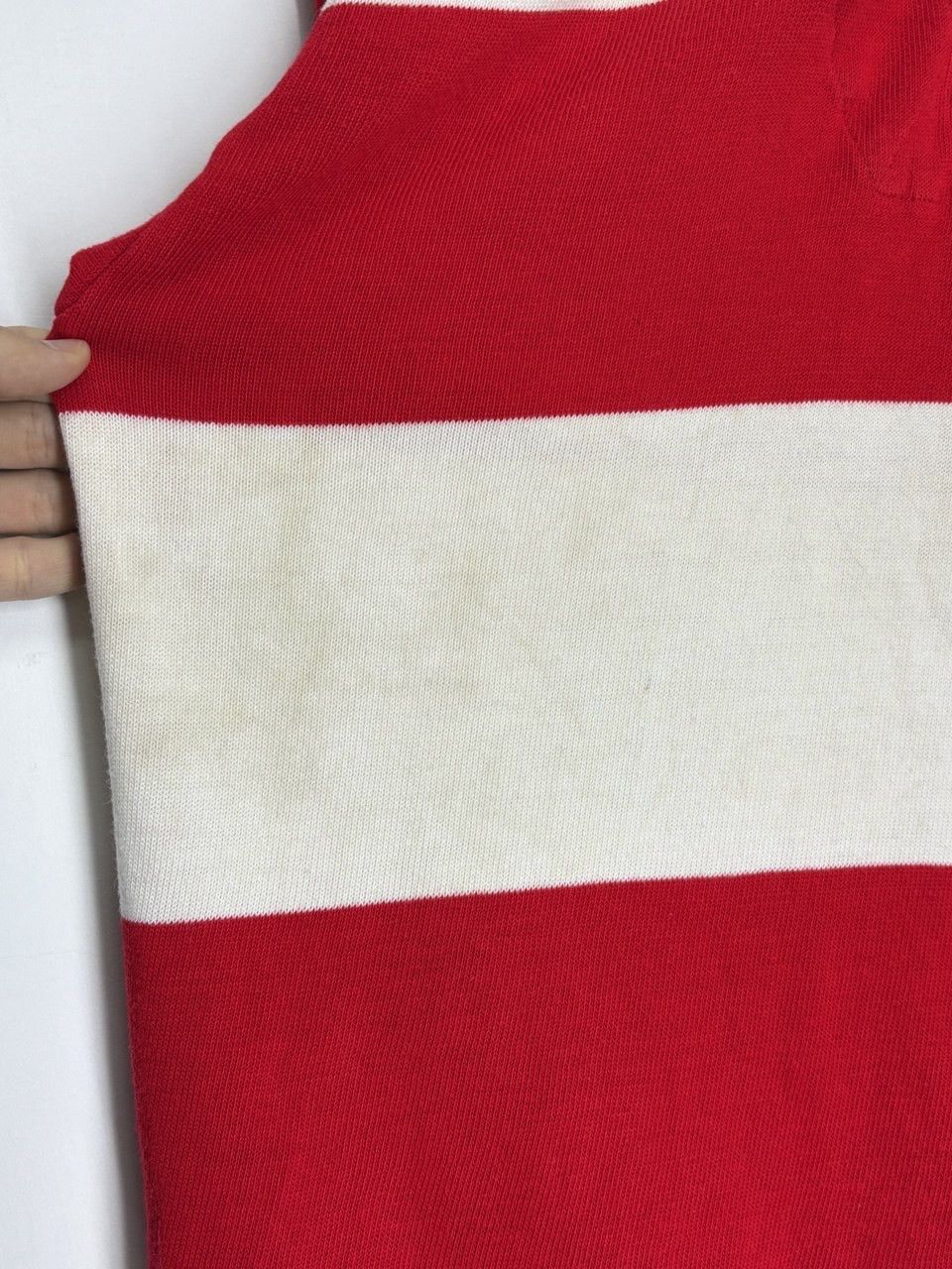 Rugby Ralph Lauren Halbro Vintage 1980s rugby shirt Size US L / EU 52-54 / 3 - 13 Thumbnail
