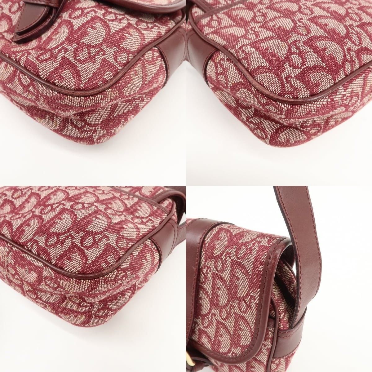 Christian Dior Monsieur Christian Dior Trotter Jacquard Leather Shoulder Bag Size ONE SIZE - 5 Thumbnail