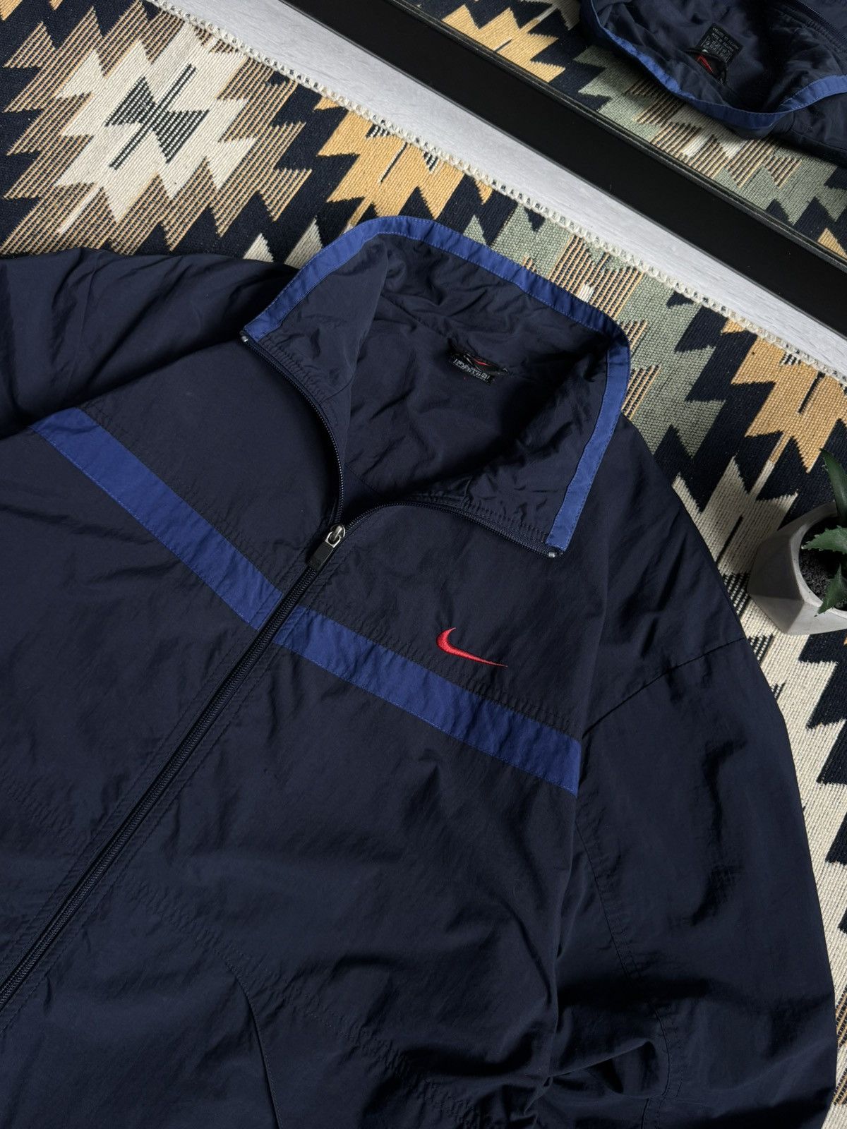 Nike Vintage Nike Nylon Y2K Track Jacket Size US M / EU 48-50 / 2 - 6 Thumbnail