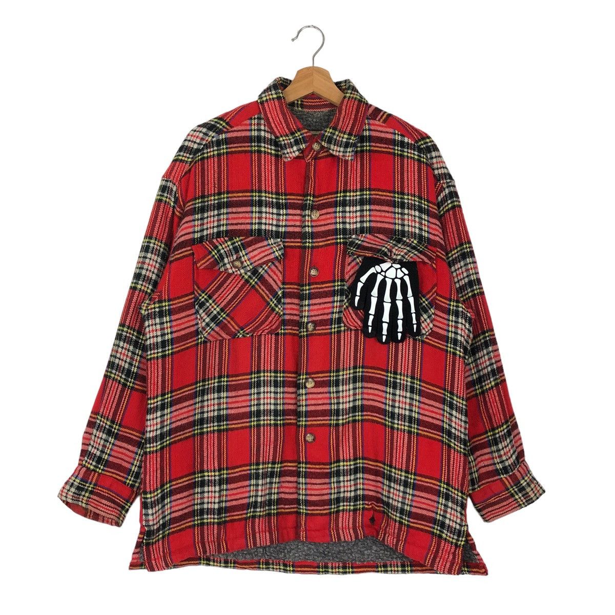 Flannel 🔥 RARE 90’s VINTAGE FLANNEL JACKET MANDOC USA TARTAN DESIGN Size US L / EU 52-54 / 3 - 1 Thumbnail