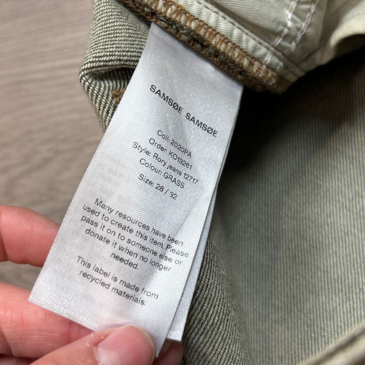 Samsoe Samsoe Samsoe Samsoe Rory Regular Fit Straight Leg Jeans Mens 28x31 Size US 28 / EU 44 - 5 Thumbnail