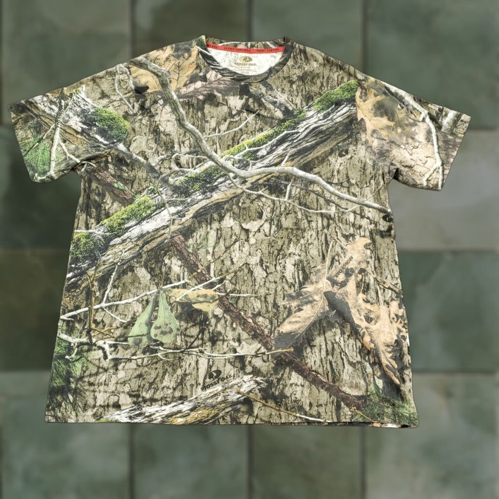 Vintage Mens Rattlers Brand Camouflage Short Sleeve Shirt Extra Large Green Size US XL / EU 56 / 4 - 1 Thumbnail