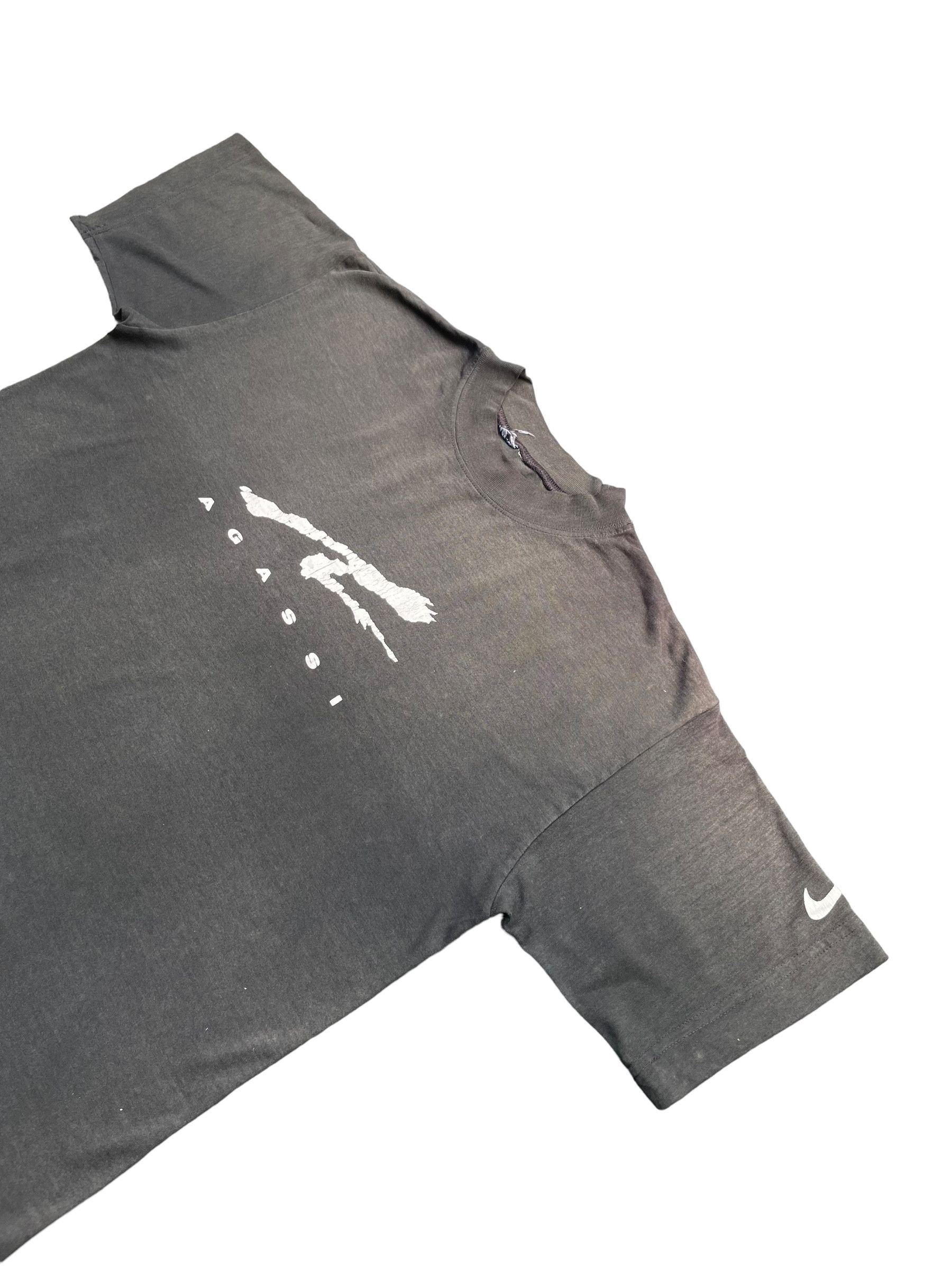 Nike Vintage Andre Agassi x Nike Sun Faded Tshirt Size US L / EU 52-54 / 3 - 2 Thumbnail
