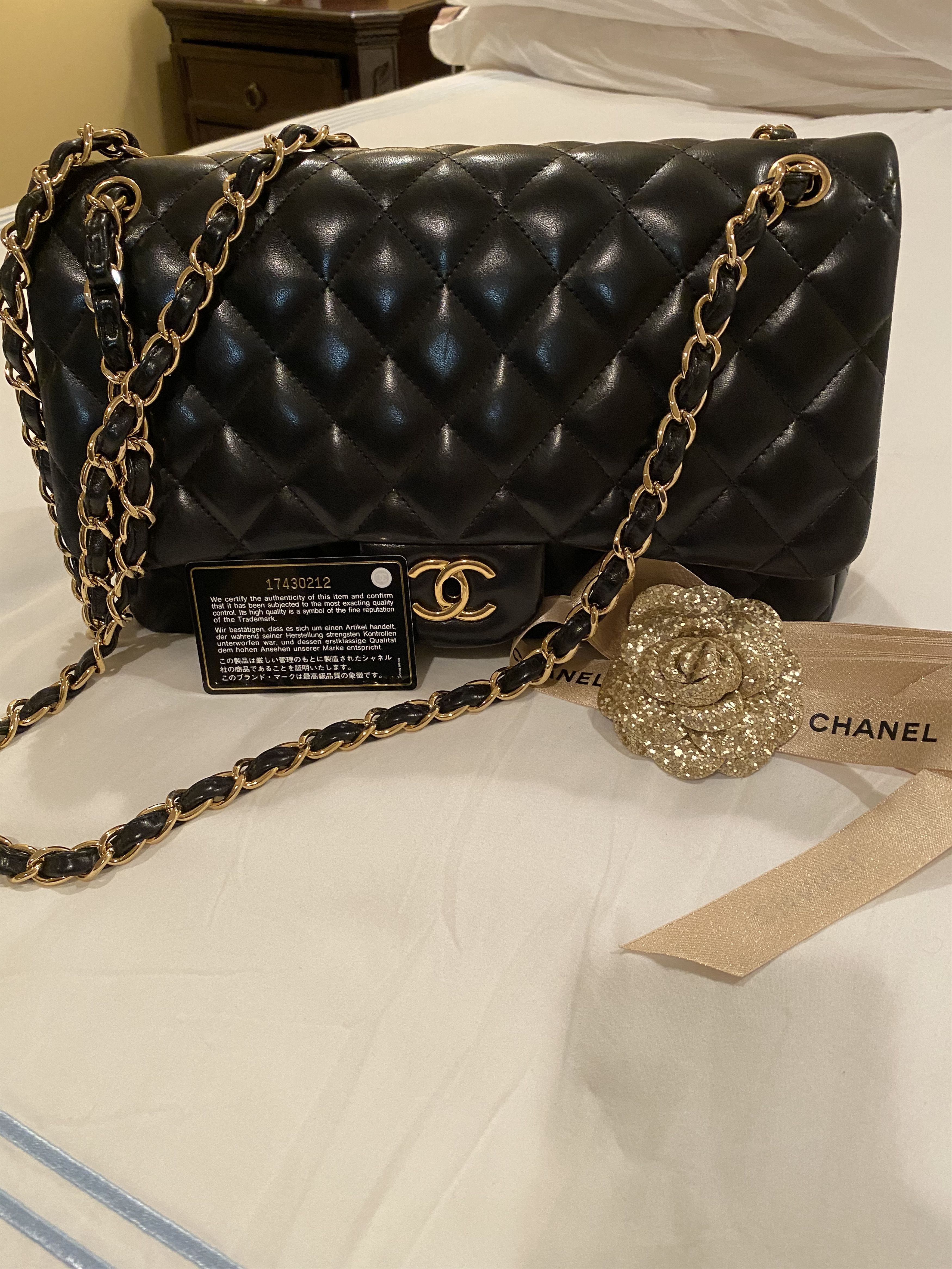 Chanel Jumbo Double Flap Lambskin GHW