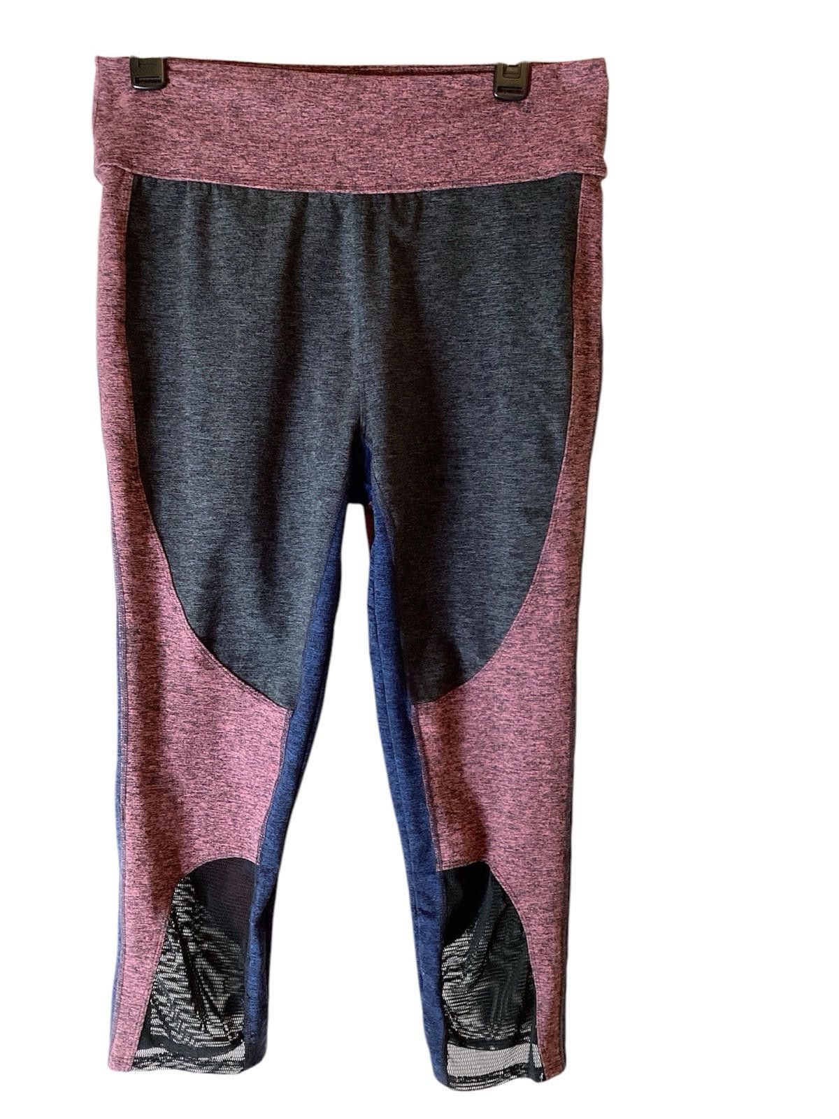 Free People Free People Movement Color Block Crop Leggings Large Size 36" / US 14 / IT 50 - 2 Thumbnail