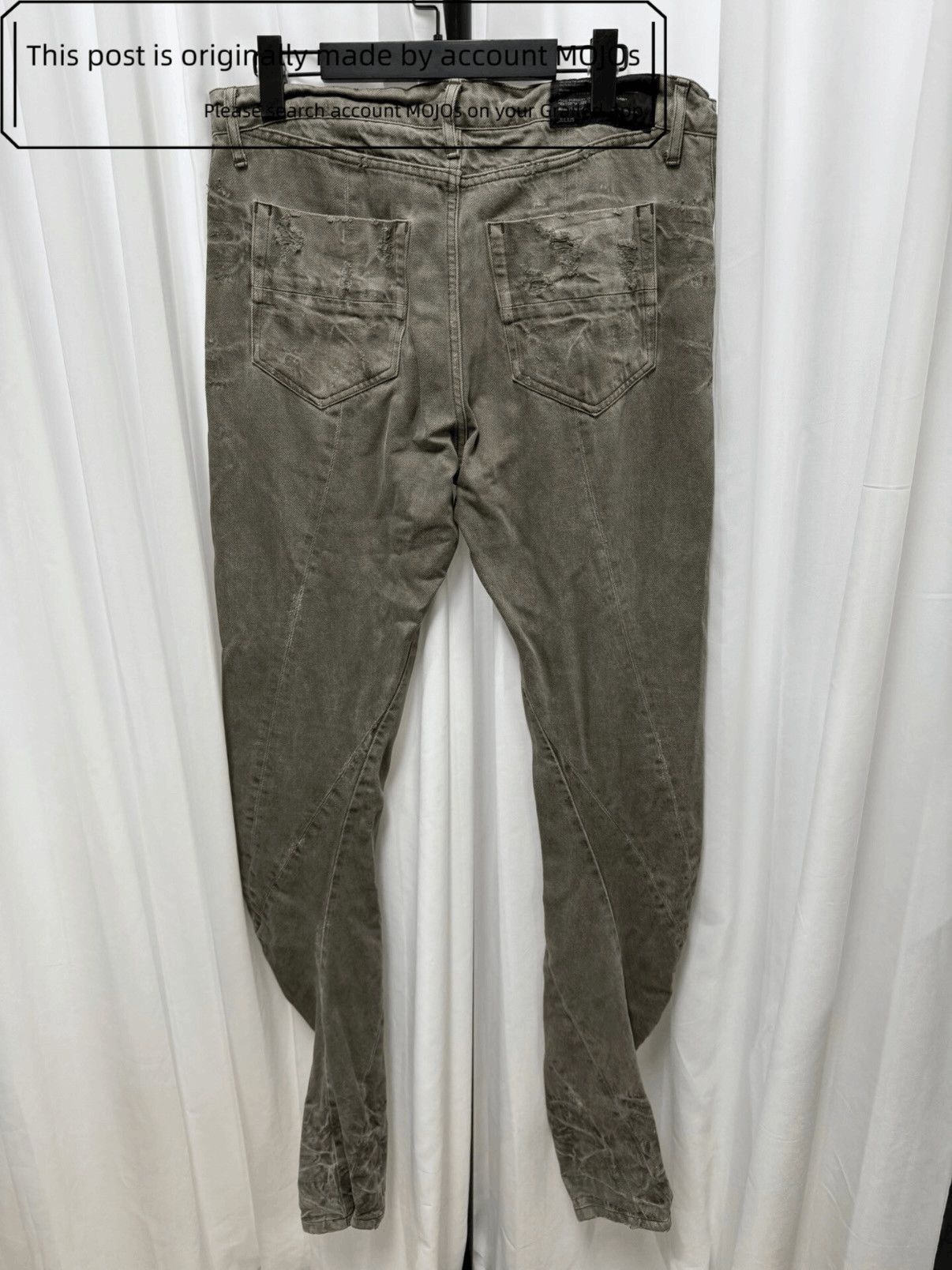 Julius Sz 3 Julius 7 10SS Mud Distressed Denim mojos71213 Size US 32 / EU 48 - 5 Thumbnail