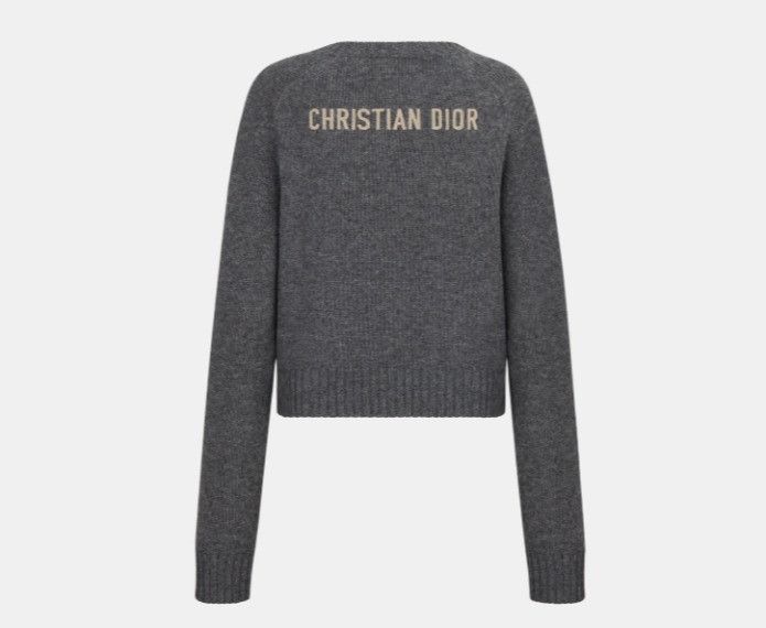 Dior o1w1db10425 144S76AM Sweater in Grey Size L / US 10 / IT 46 - 2 Thumbnail