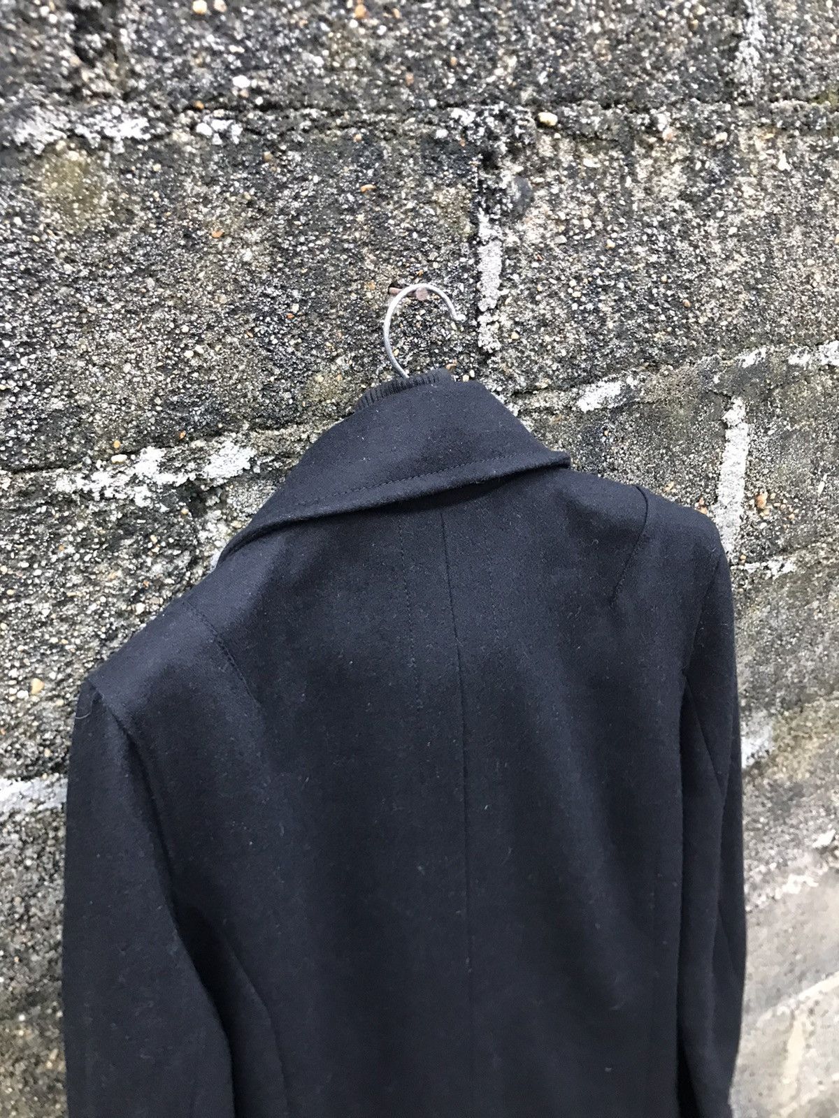 H&M × Japanese Brand × Seditionaries 🌟H&M Black Wool Zip Peacoat Double Breasted Size US S / EU 44-46 / 1 - 17 Thumbnail
