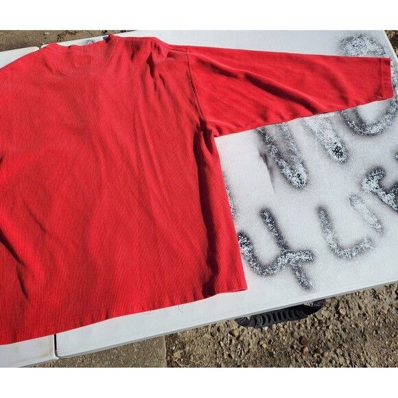Marlboro Vtg Marlboro Thermal Layered Henley shirt made in USA Size US L / EU 52-54 / 3 - 7 Thumbnail