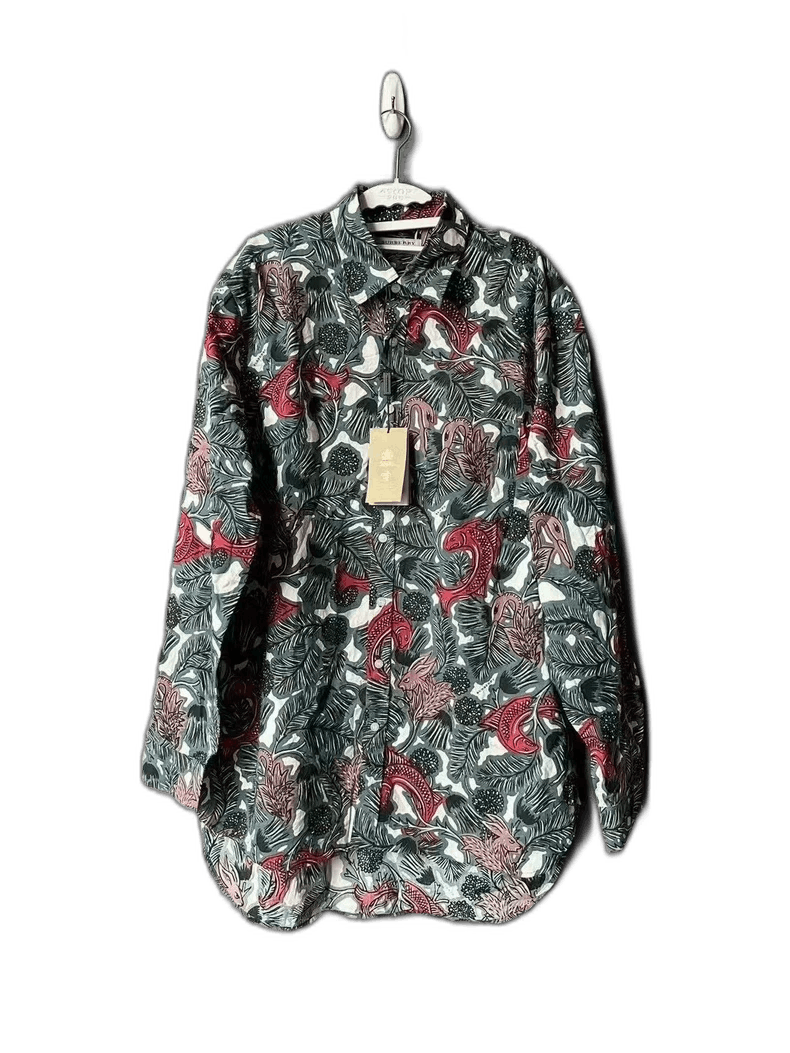 Burberry Burberry Monster Print Long Sleeve Shirt Size US XL / EU 56 / 4 - 1 Thumbnail