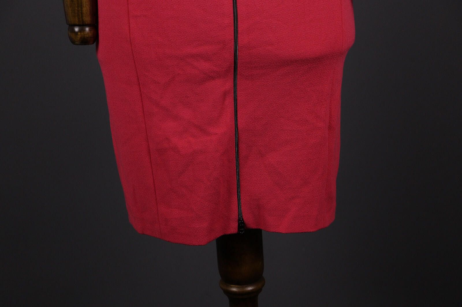 Designer Marc Cain Red Party Cocktail Bodycon Sheath Dress Size 3 Size M / US 6-8 / IT 42-44 - 9 Thumbnail