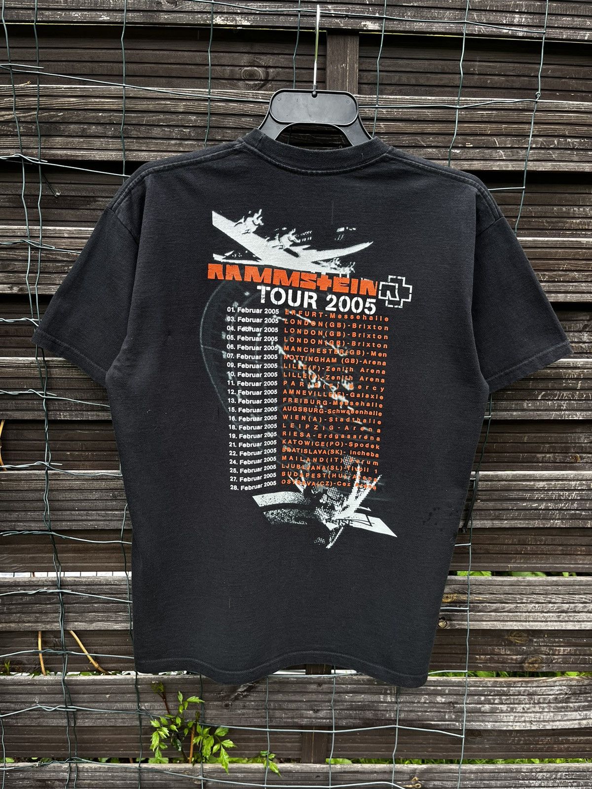 Band Tees × Vintage 🎸 Vintage Rammstein Band Tour T - Shirt 2005 Size US L / EU 52-54 / 3 - 7 Thumbnail