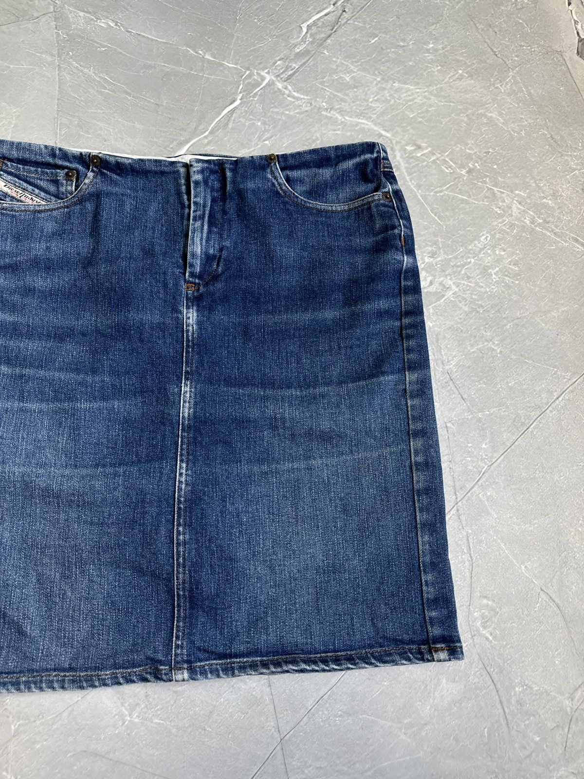 Diesel Vintage Diesel Low Waist Midi Skirt Denim Size 30" / US 8 / IT 44 - 5 Thumbnail