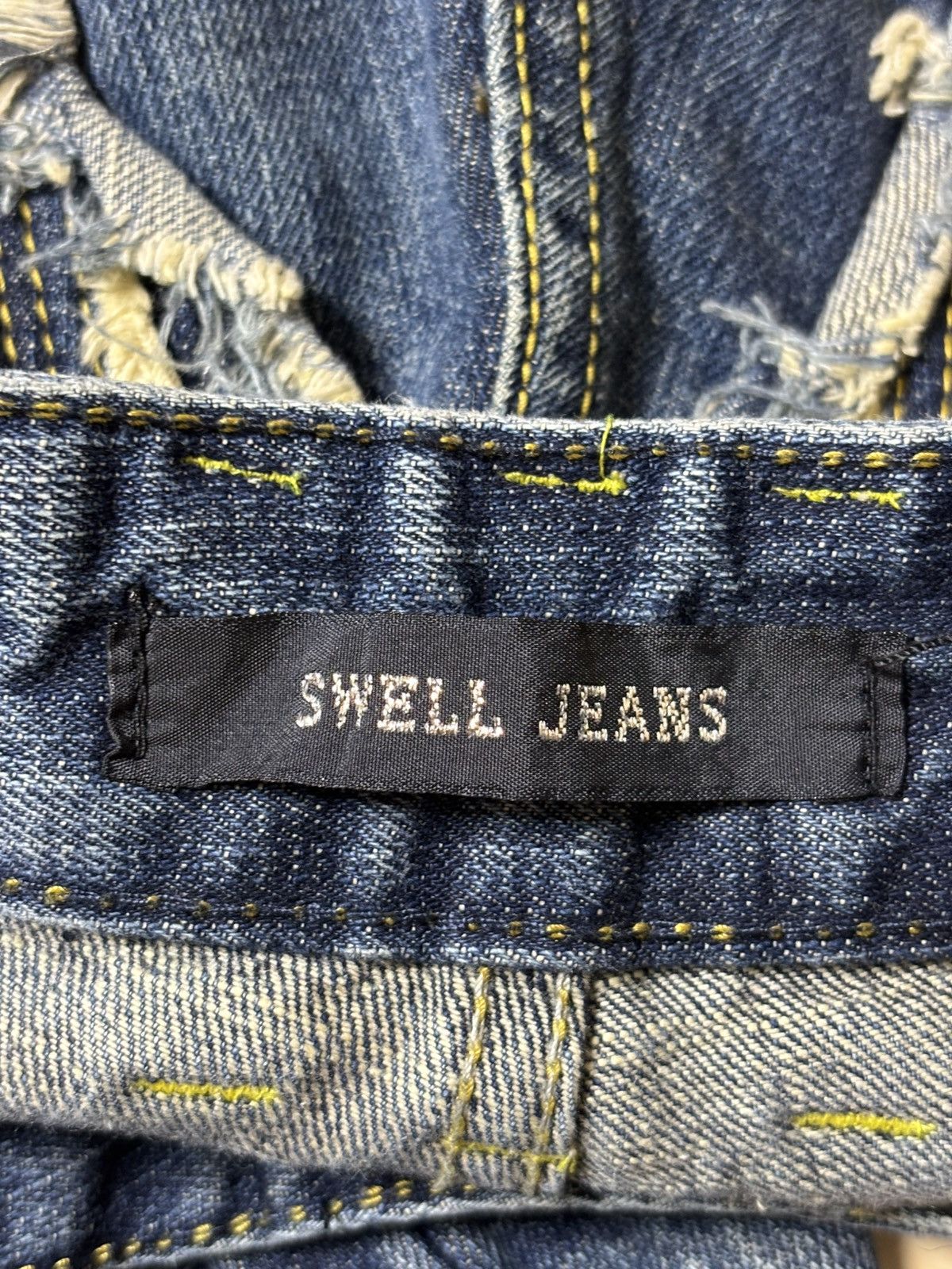 Japanese Brand 2000’s Swell Jeans - Embroidery Clawmark Flared Jeans Size US 29 - 9 Thumbnail