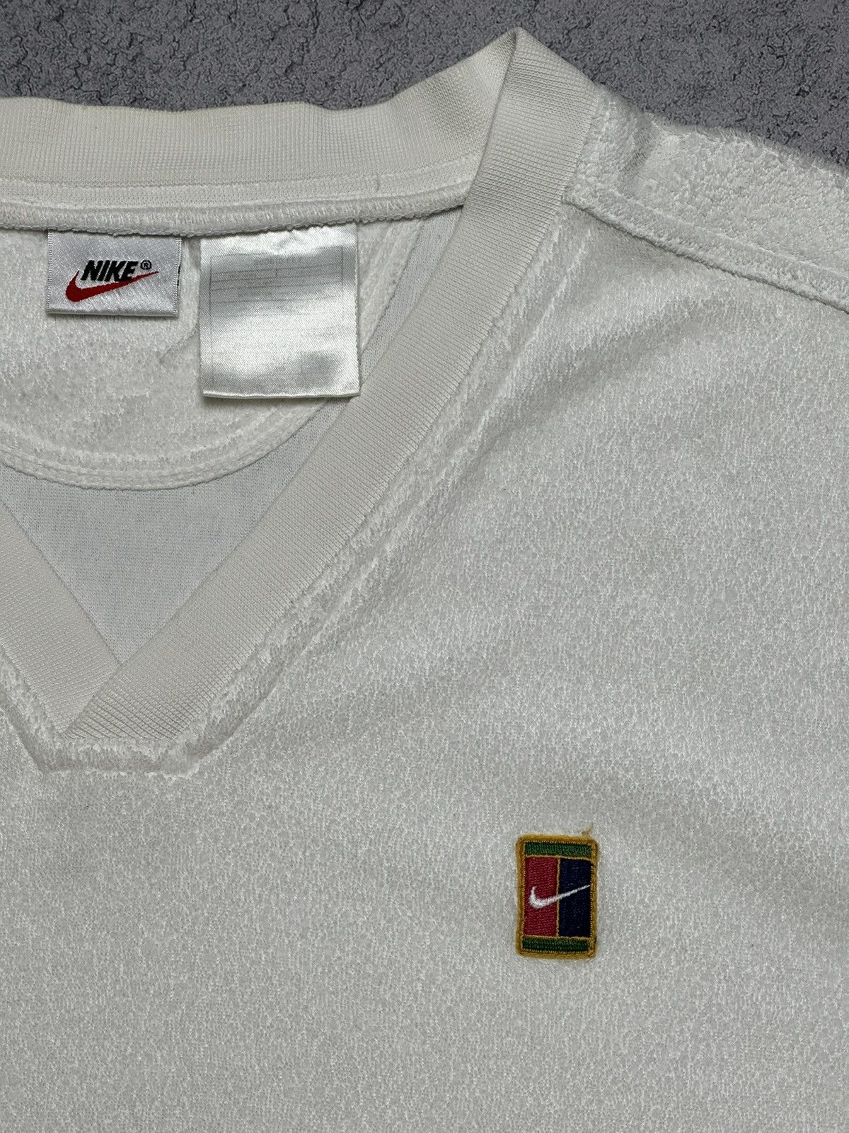 Nike Vintage 90s Nike Challenge Court Terry Tennis Vest Size US XL / EU 56 / 4 - 4 Thumbnail