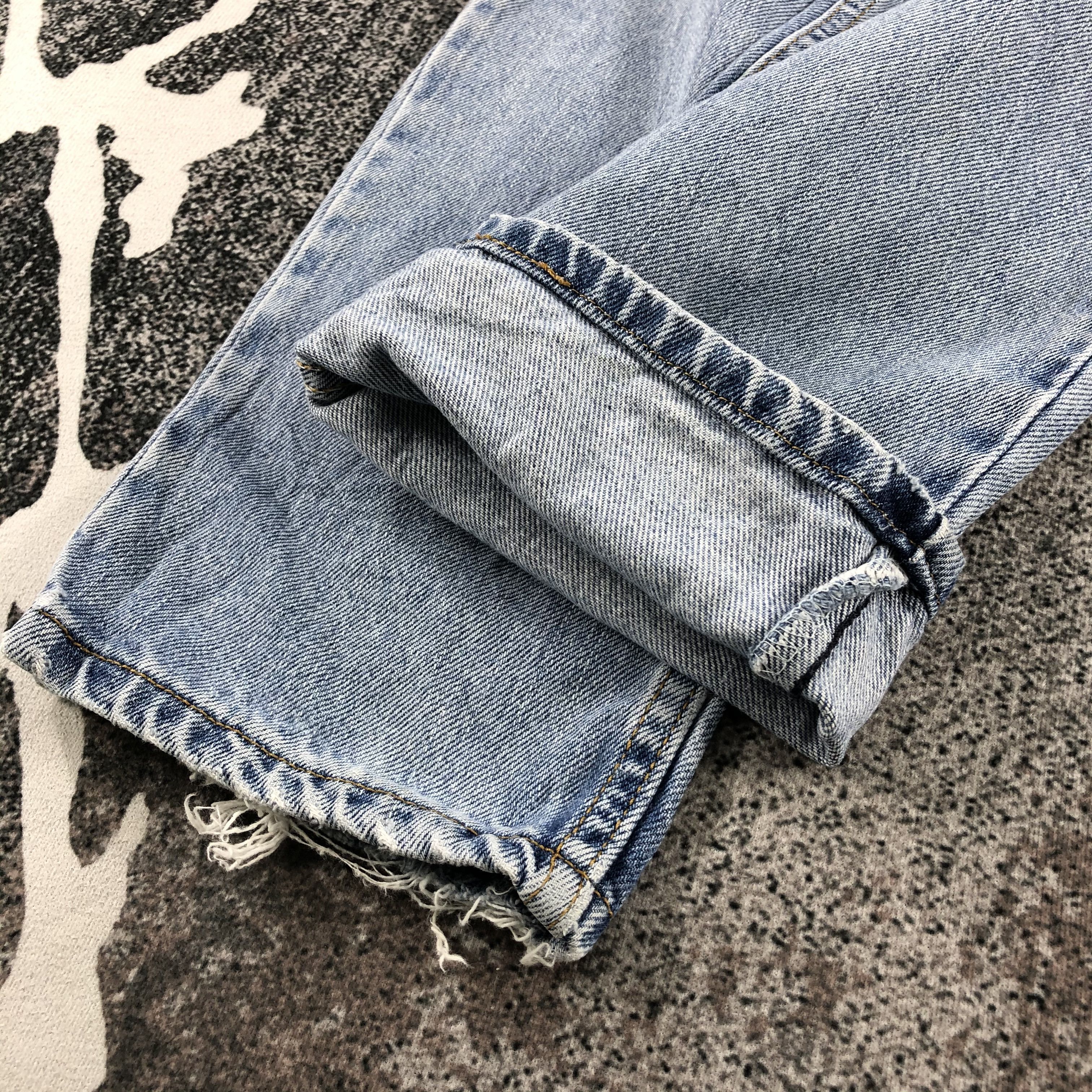 Levi's Vintage Levis 512 Jeans Distressed Denim KJ1075 Size US 32 / EU 48 - 7 Thumbnail