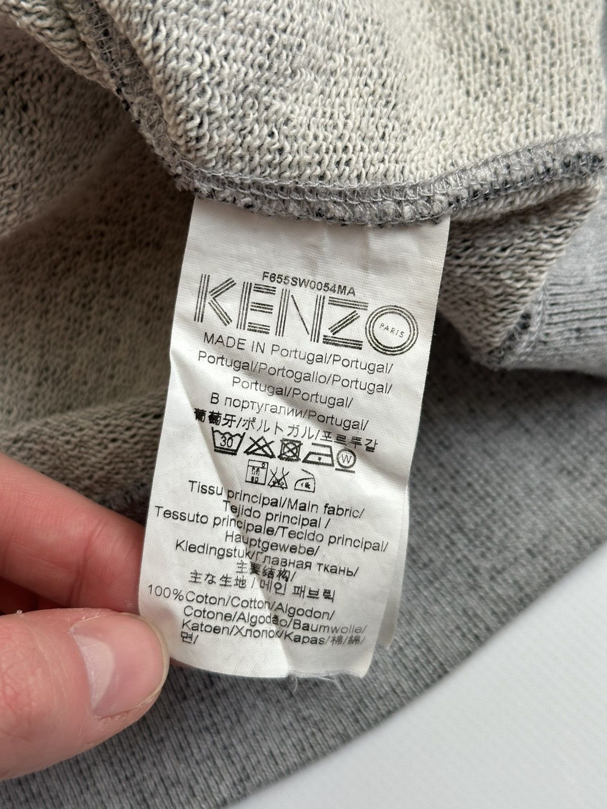 Kenzo Kenzo Tiger Small Embroidery Logo Sweatshirt Y2K Size US M / EU 48-50 / 2 - 7 Thumbnail