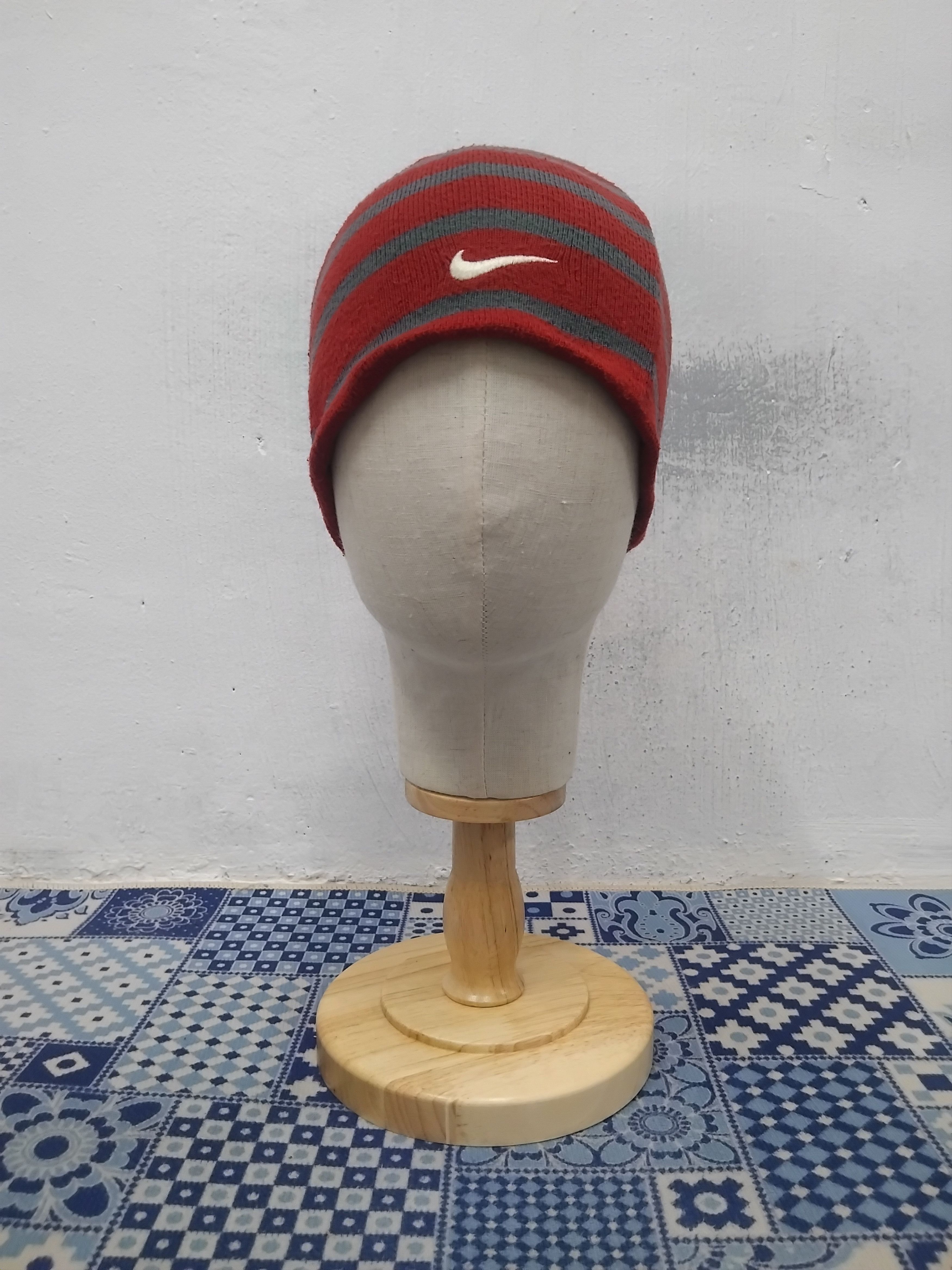 Japanese Brand Nike reversible red colour beanie Size ONE SIZE - 7 Thumbnail