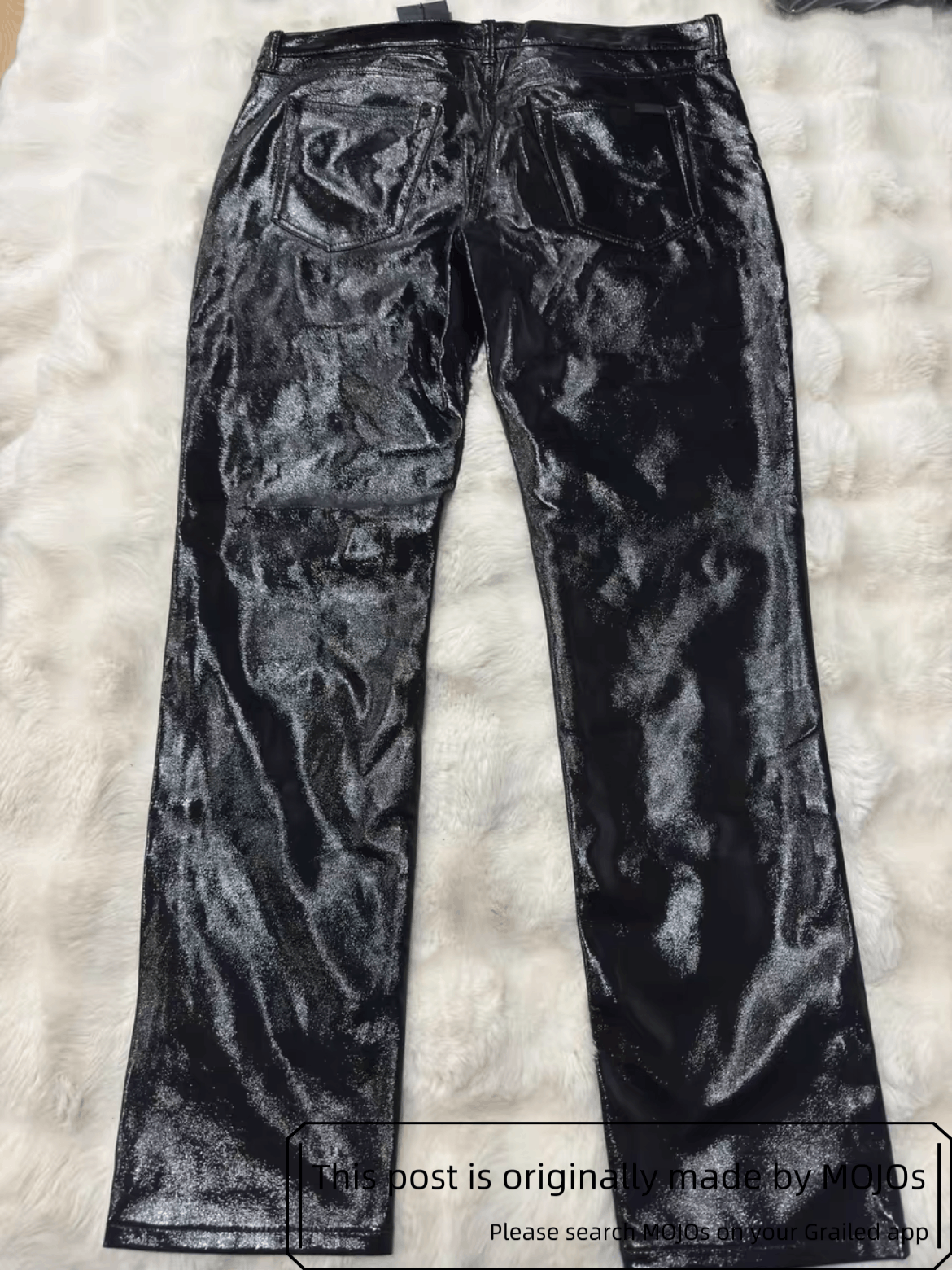 Saint Laurent Paris Sz 32 Saint Laurent Paris Patent Wax Denim mojos1923 Size US 32 / EU 48 - 5 Thumbnail