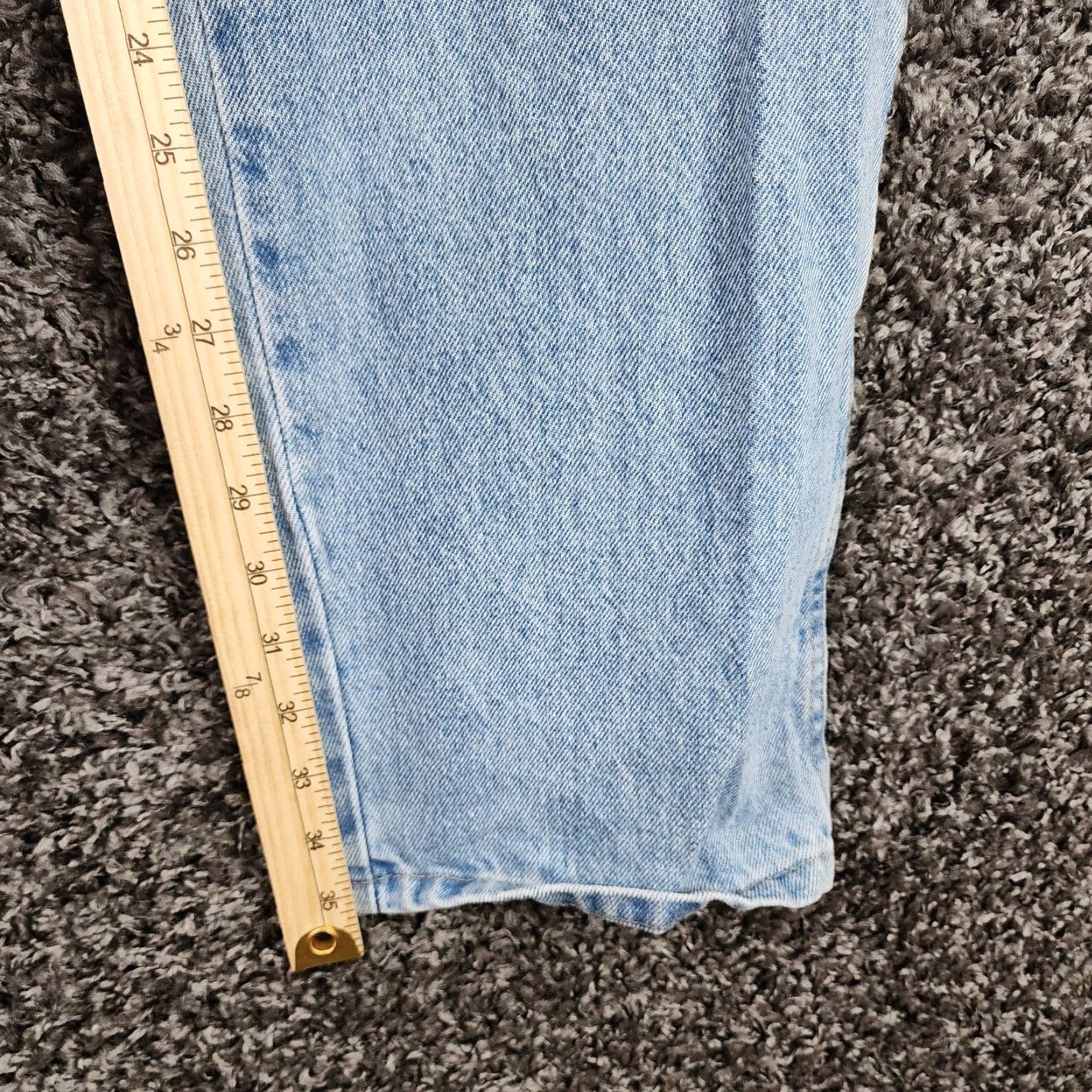 Vintage Cabela's Men's Jeans Blue Light Wash Straight Leg 38x35 Regular Inseam 35 Size US 38 / EU 54 - 5 Thumbnail