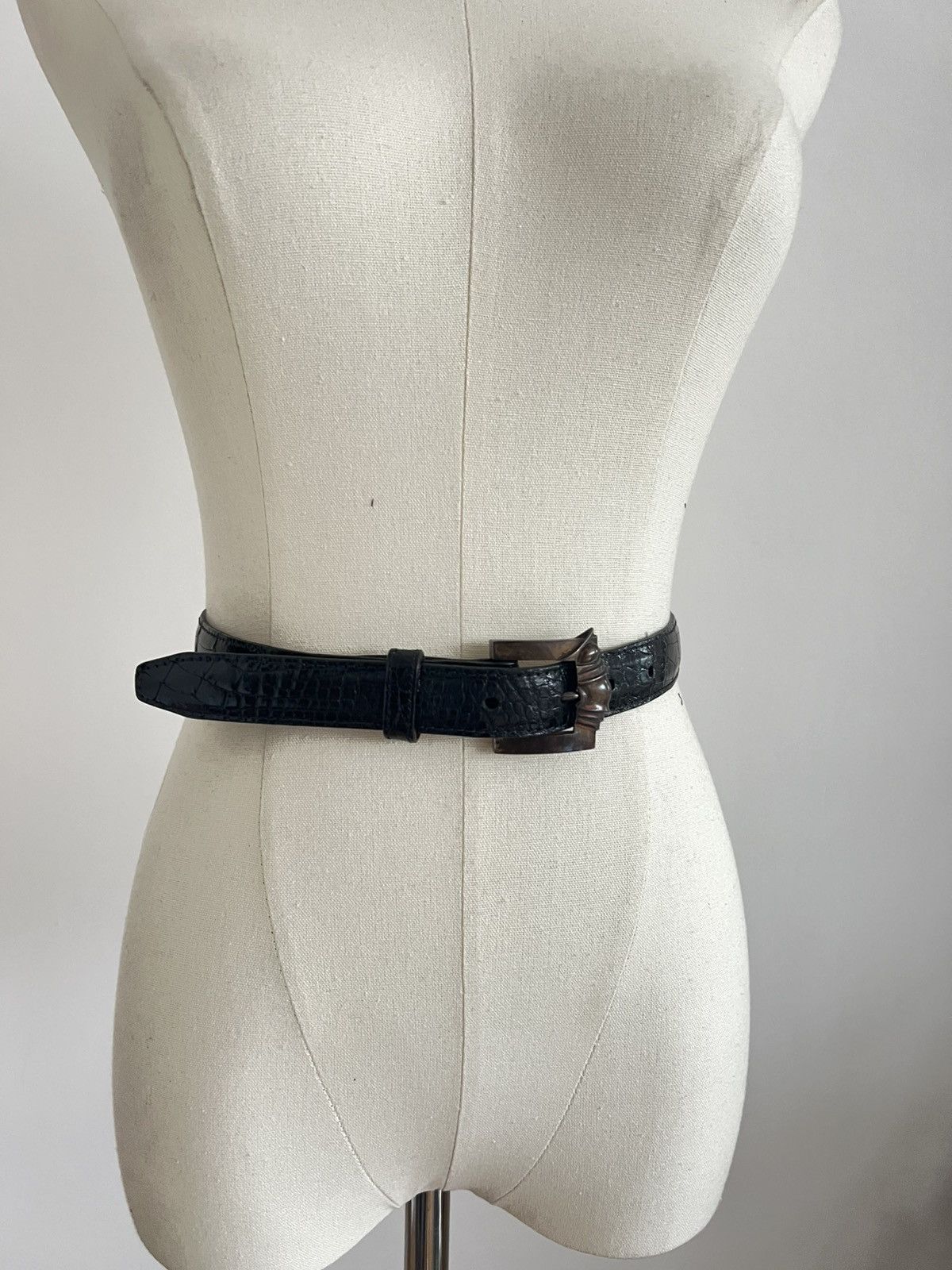 Kieselstein-Cord Kieselstein-Cord alligator belt with sterling silver buckle Size ONE SIZE - 4 Thumbnail