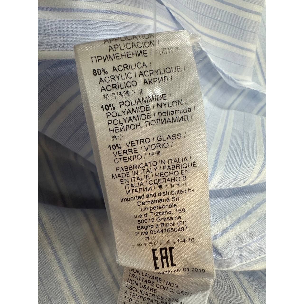 Ermanno Scervino Ermanno Scervino Striped Cotton Shirt - Size 44 Size M / US 6-8 / IT 42-44 - 8 Thumbnail