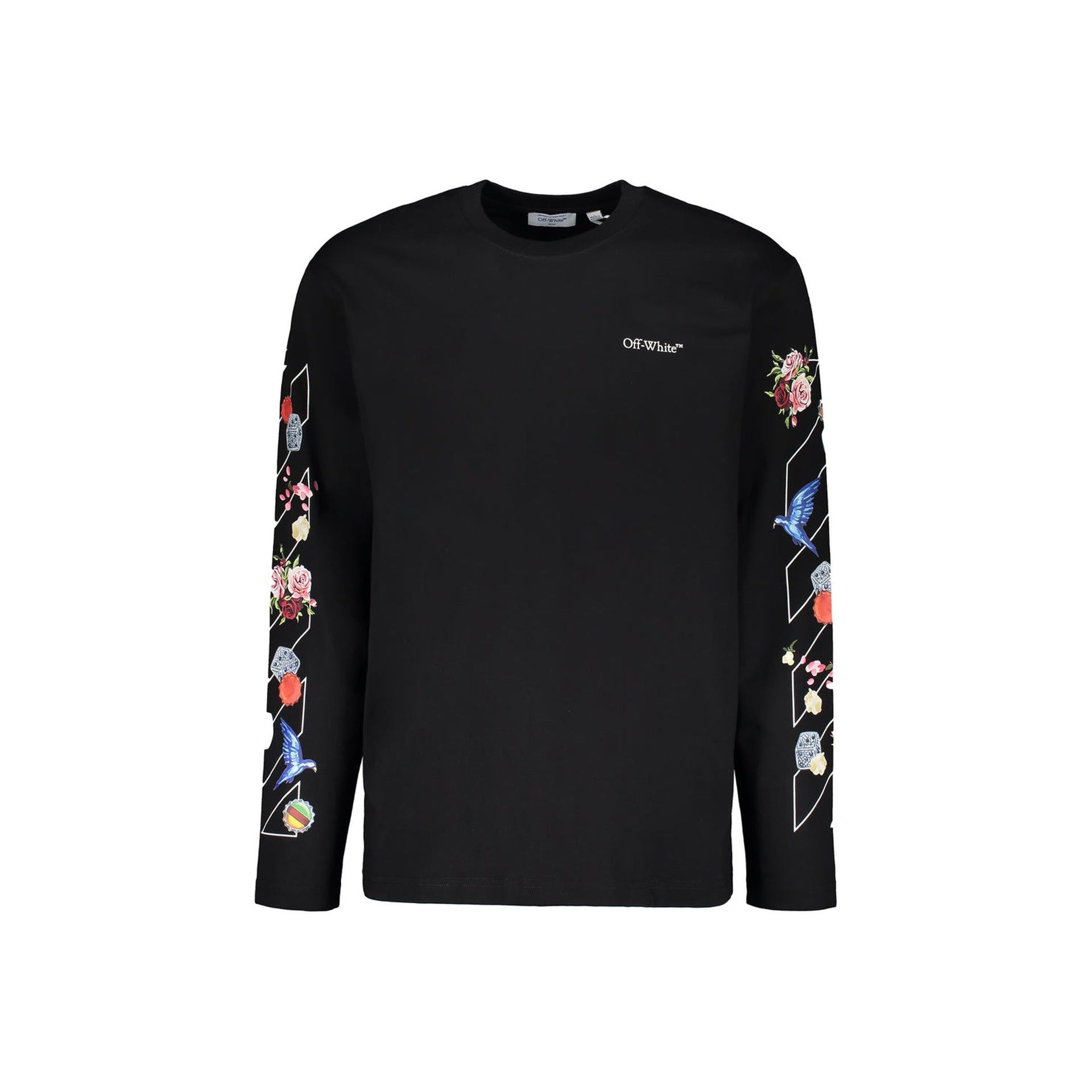 Off-White Off-White Handshake Yellow Long Sleeve T Shirt | Grailed