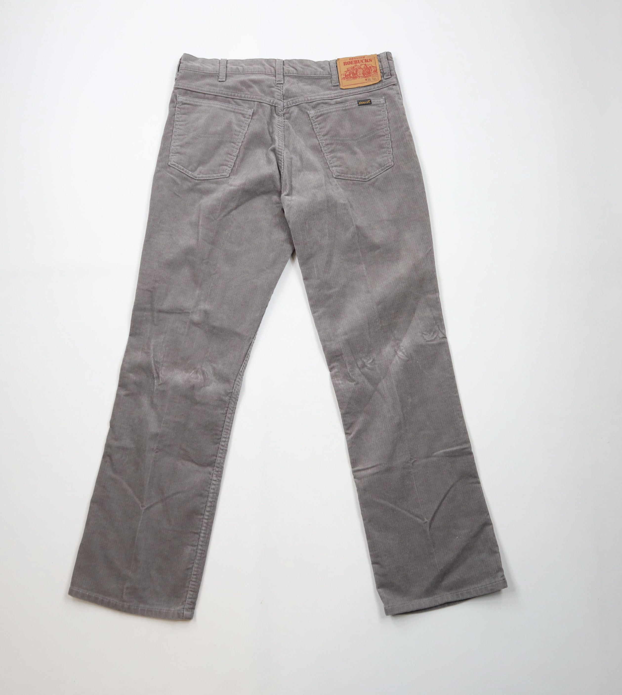 Vintage Vintage 90s Streetwear Wide Leg Corduroy Pants Gray USA Size US 36 / EU 52 - 9 Thumbnail