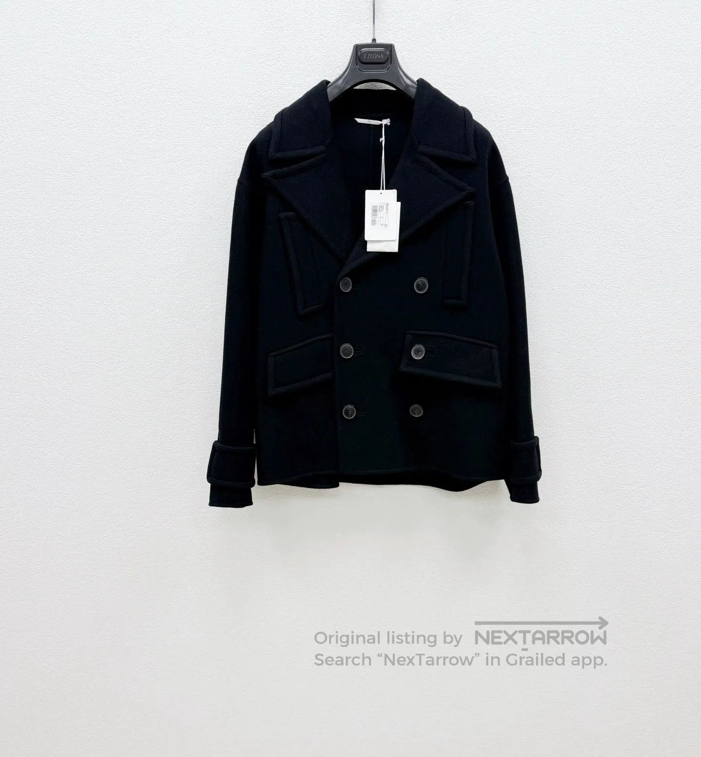 Valentino VALENTINO Wool Double-Breasted Coat. Size US XS / EU 42 / 0 - 1 Thumbnail