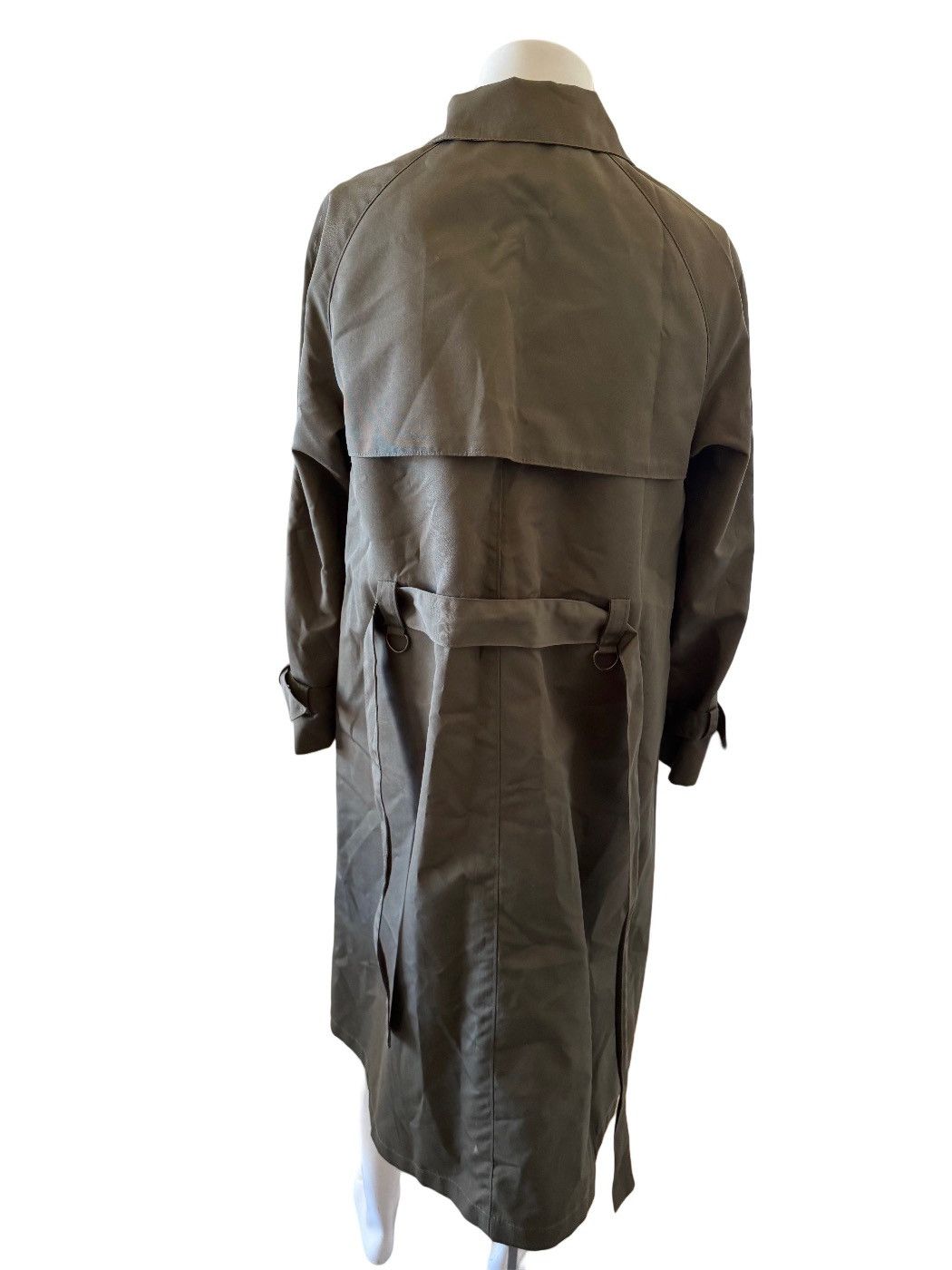 Sears Sears vintage women’s M olive tan trench coat 70’s long full Size M / US 6-8 / IT 42-44 - 3 Thumbnail