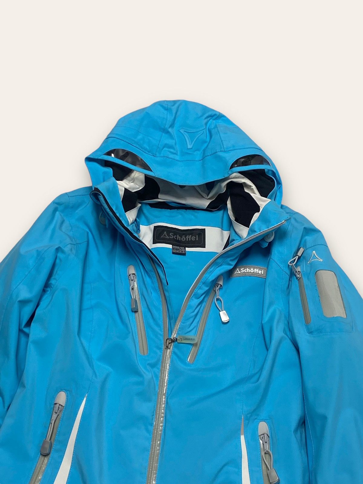 Goretex 90s Vintage SCHOFFEL Gore Tex Winter Show Hood Jacket Down Size US M / EU 48-50 / 2 - 7 Thumbnail