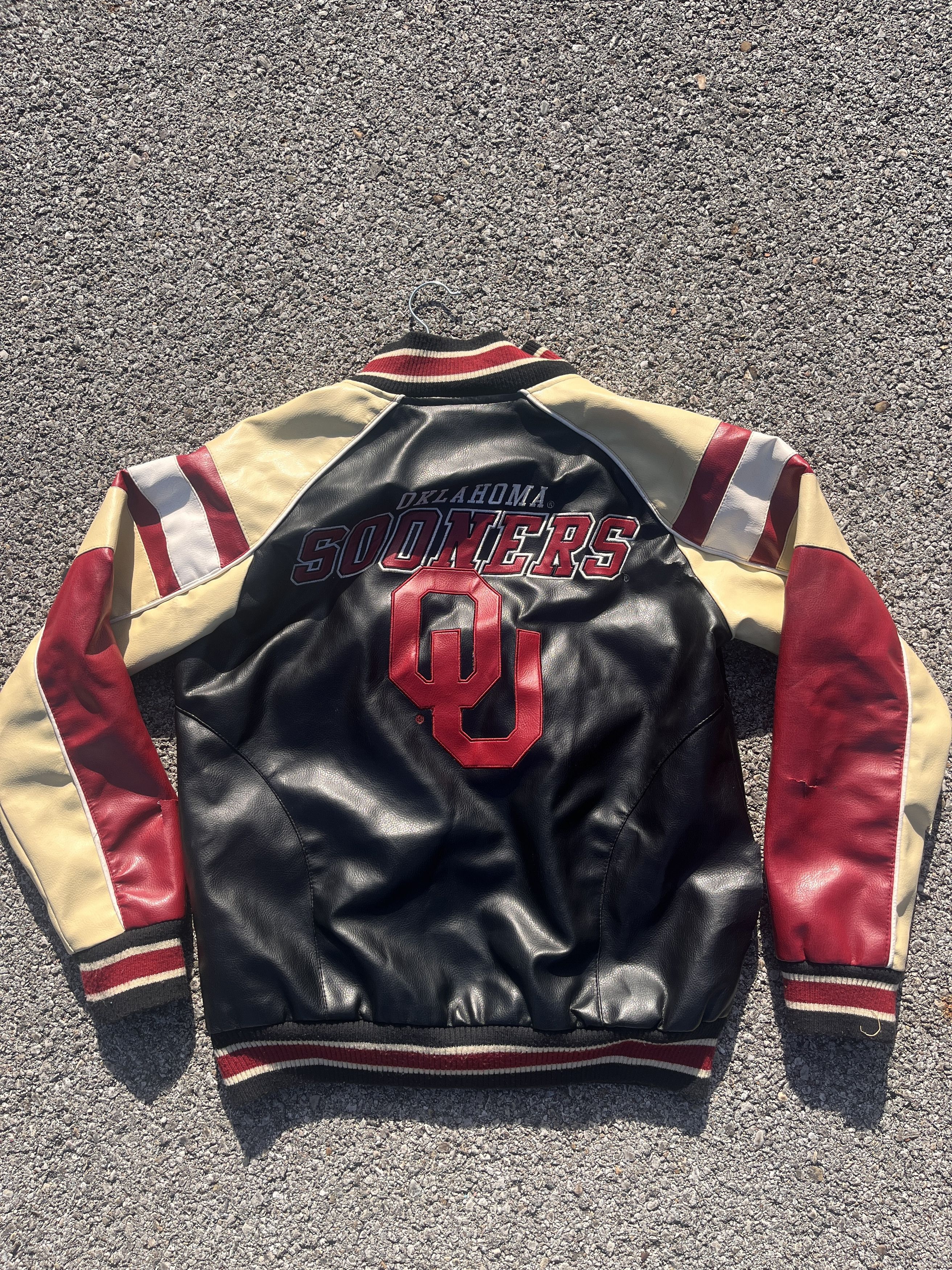 G-III Vintage Oklahoma Sooner Varsity Jacket Size US M / EU 48-50 / 2 - 2 Thumbnail