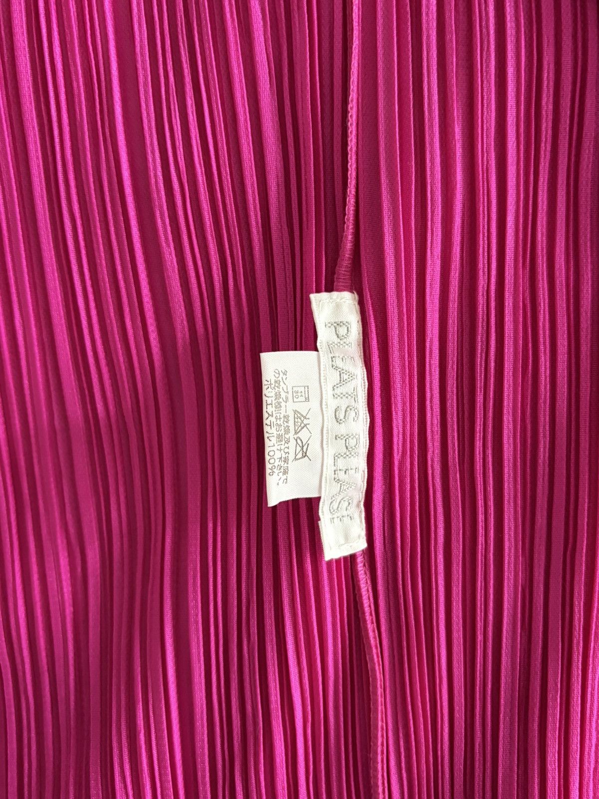 Pleats Please Issey Miyake Pleated Pink Button Up Long Sleeve Shirt Size S / US 4 / IT 40 - 2 Thumbnail