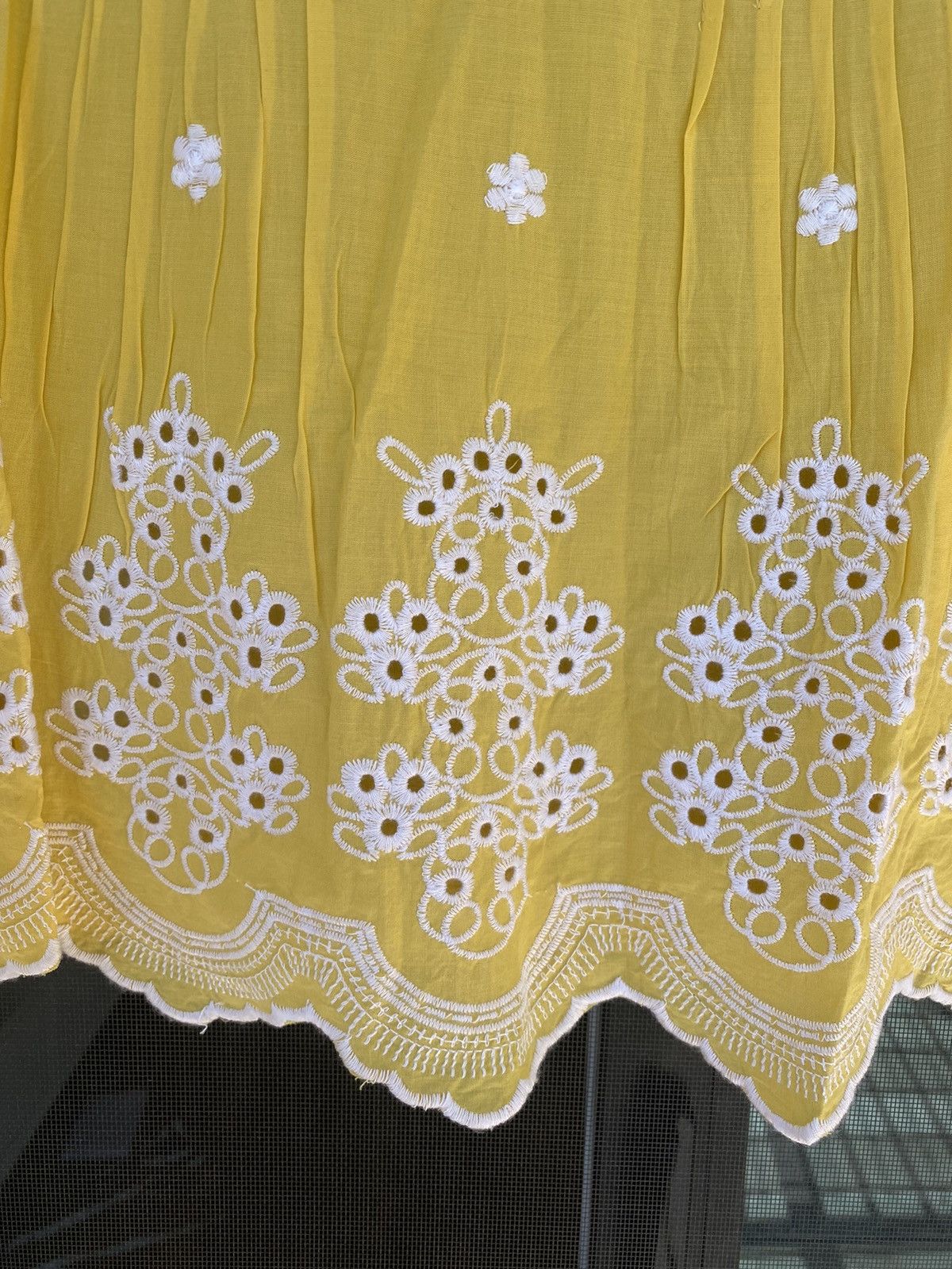Other American Sweetheart Women's Blouse Top Cotton Scallop Size S / US 4 / IT 40 - 9 Thumbnail