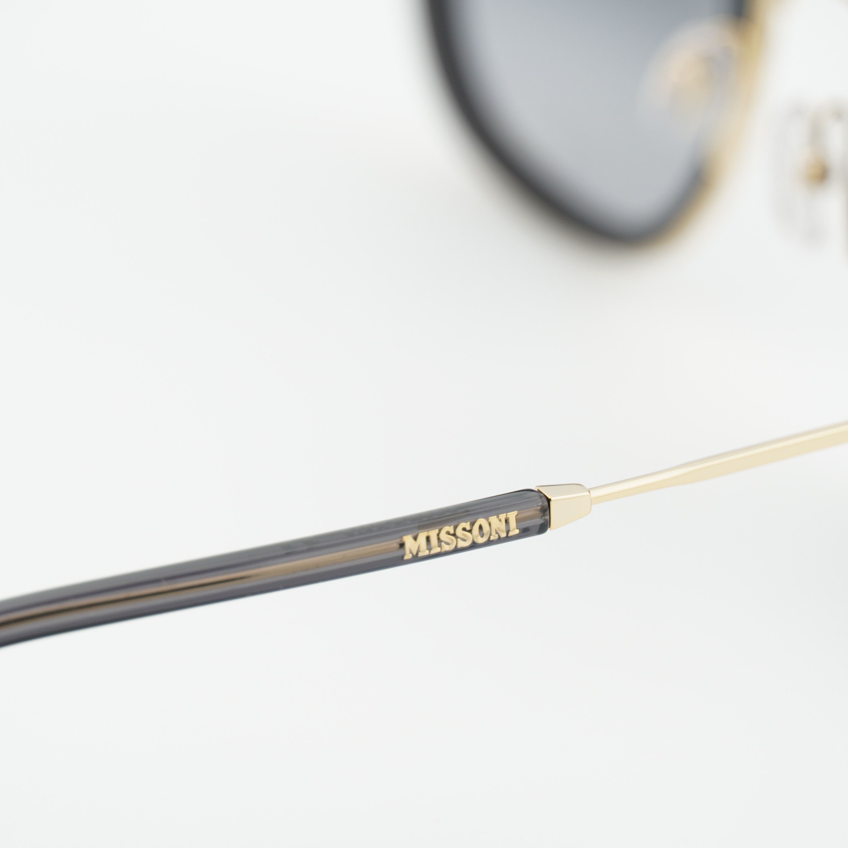 Missoni Missoni MIS 0034/S 0KB7 9O Sunglasses Grey/Gold Square Frame Size ONE SIZE - 8 Thumbnail