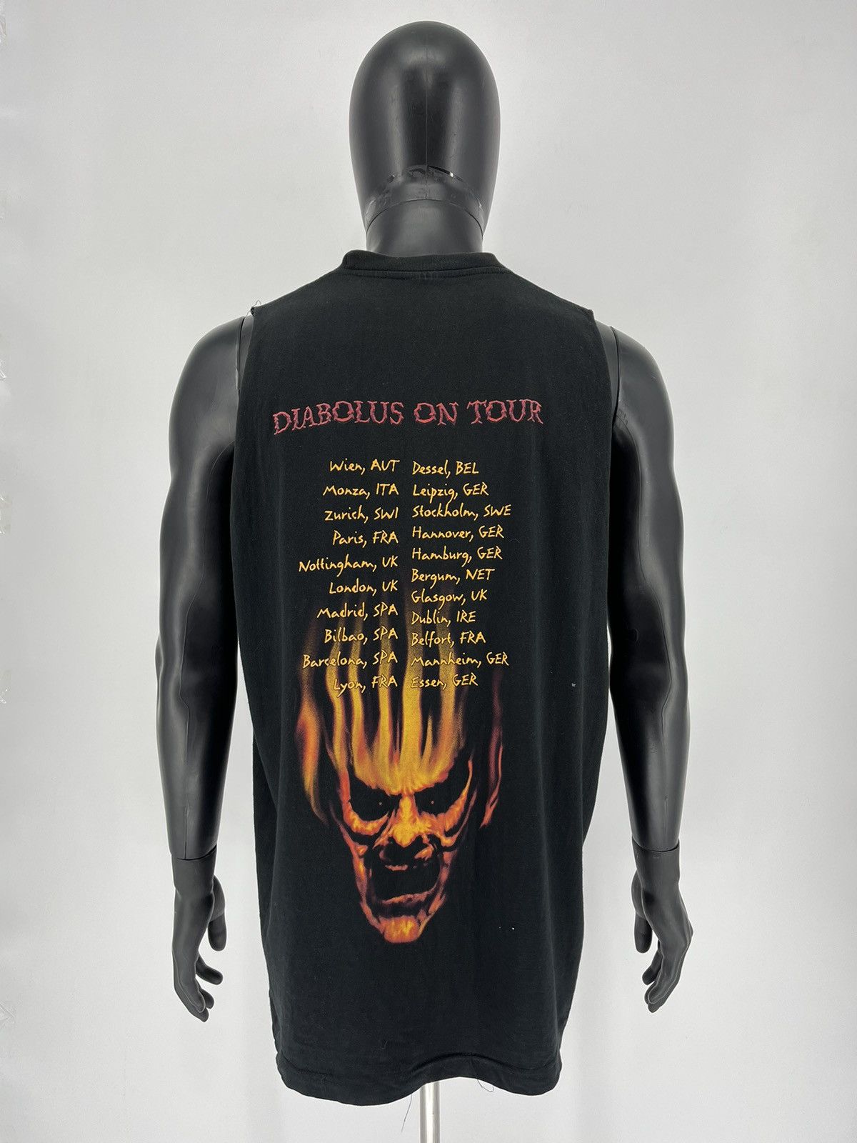Band Tees Slayer vintage rare late 1999 tour shirt diabolus on tour Size US XL / EU 56 / 4 - 9 Thumbnail