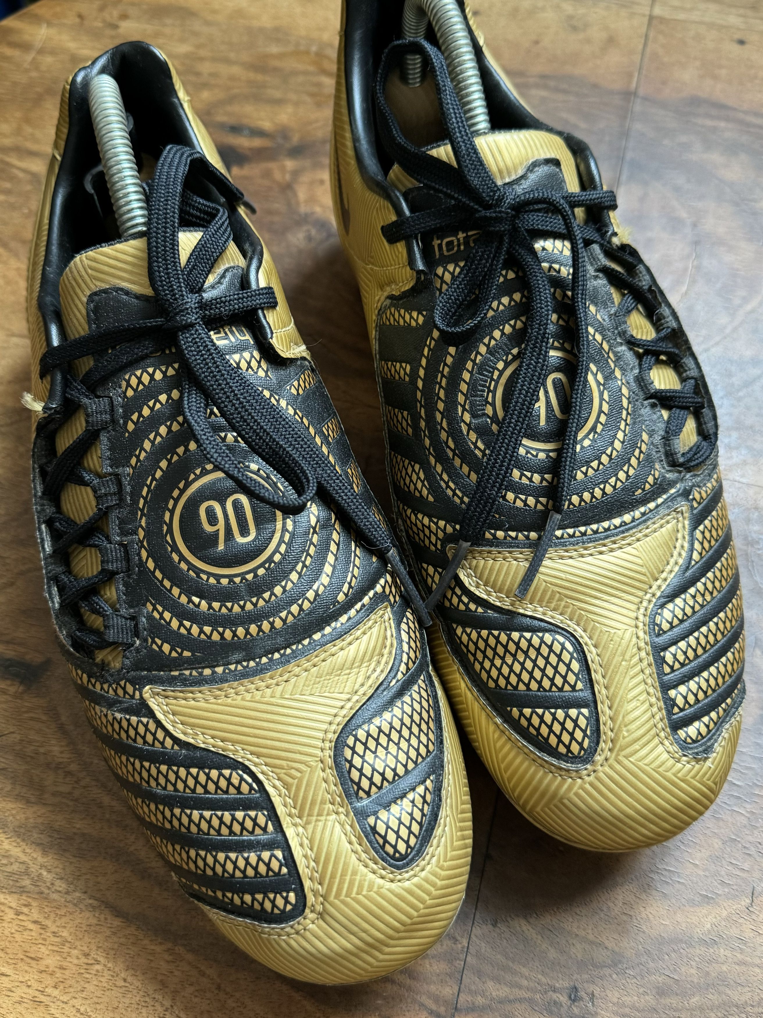 Nike Nike Total 90 Shoot II FG 2008 Gold football boots blokecore Size US 9.5 / EU 42-43 - 4 Thumbnail