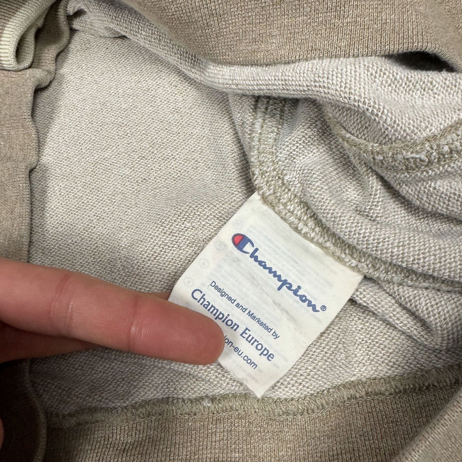 Champion Champion Women Beige Spell Out Quarter Zip Sweatshirt Medium Size M / US 6-8 / IT 42-44 - 7 Thumbnail