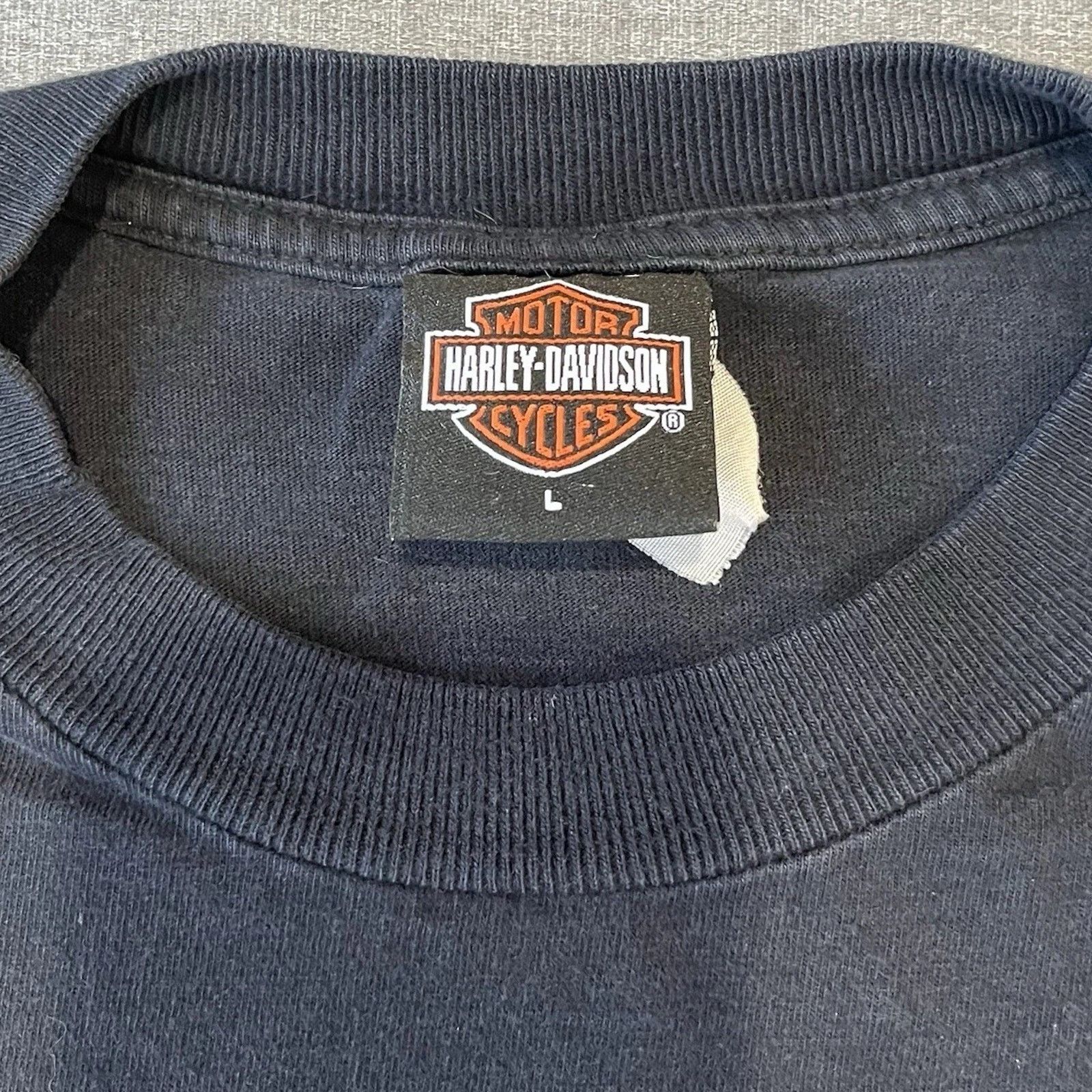 Harley Davidson Vintage shirt Harley Davidson Las Vegas NV Black USA Large Size US L / EU 52-54 / 3 - 5 Thumbnail