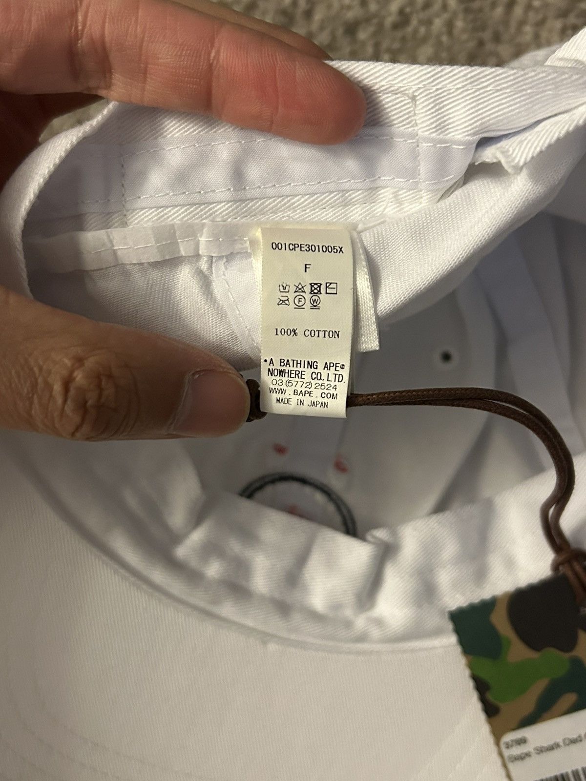 Bape BAPE WGM Shark Panel Cap Size ONE SIZE - 9 Thumbnail